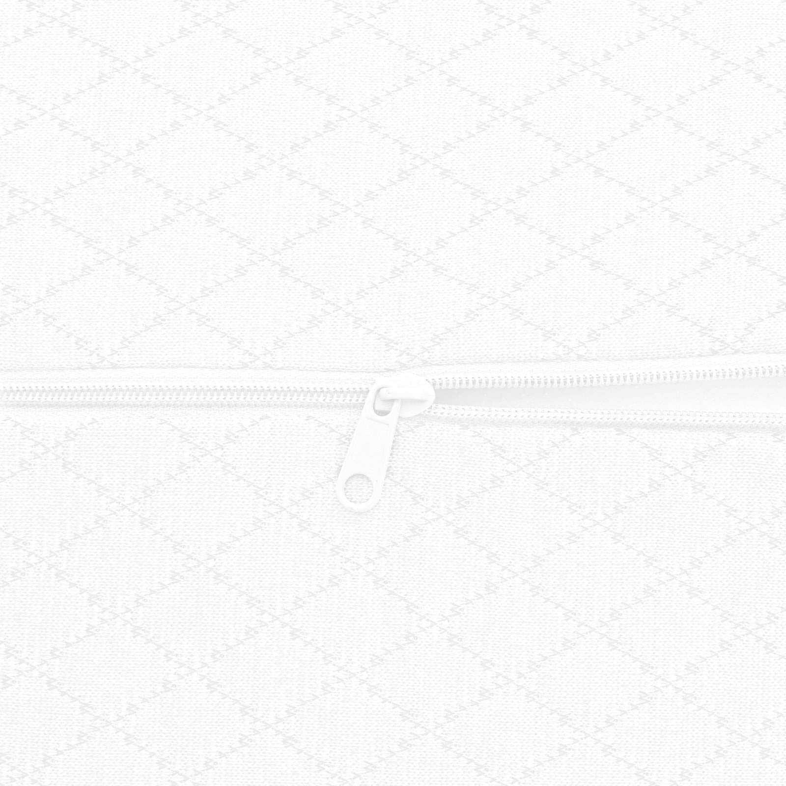 Cuscino per Gambe 52 x 20 x 12 cm Medio Schiuma Memory Bianco