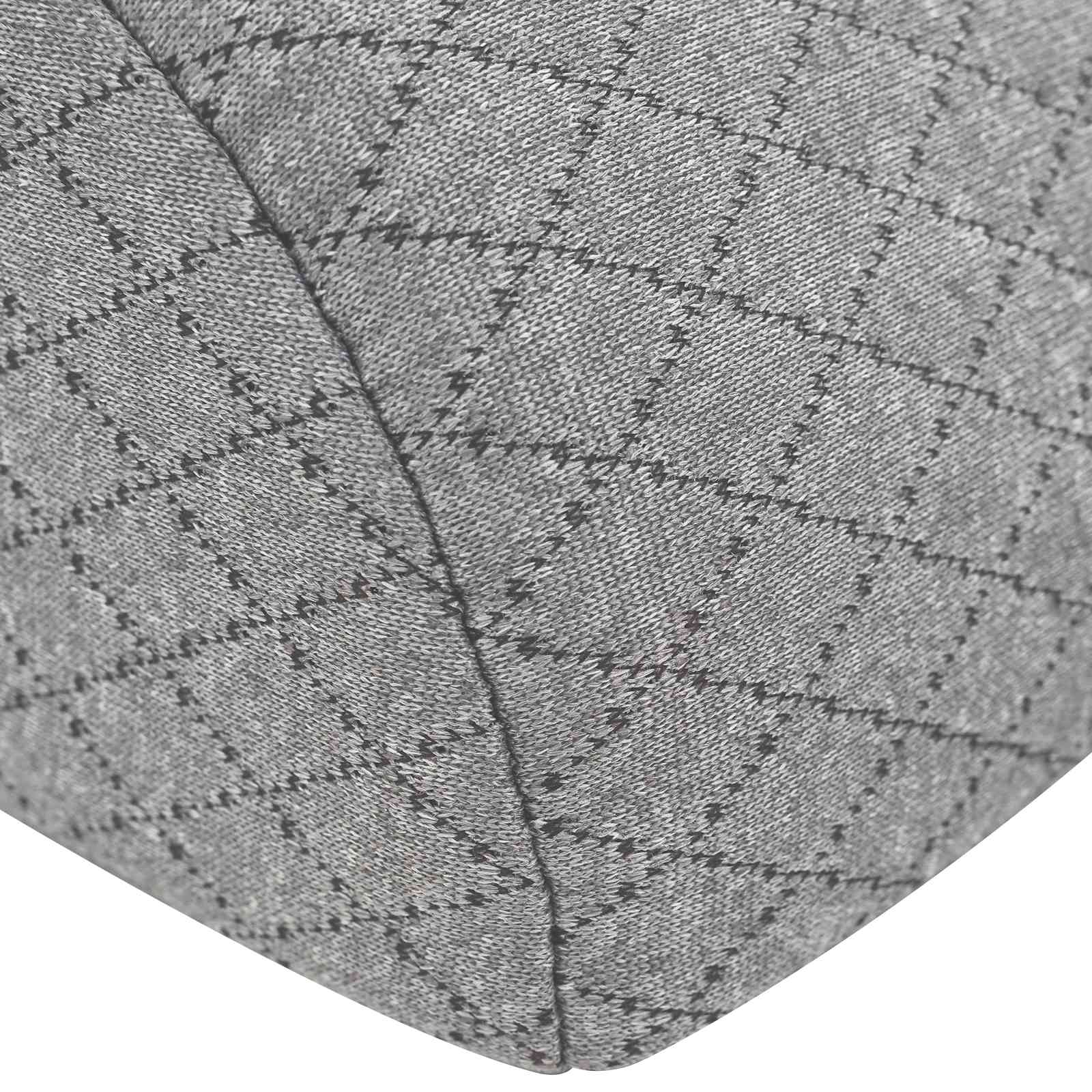 Cuscino per Gambe 52 x 20 x 11 cm Medio Schiuma Memory Grigio