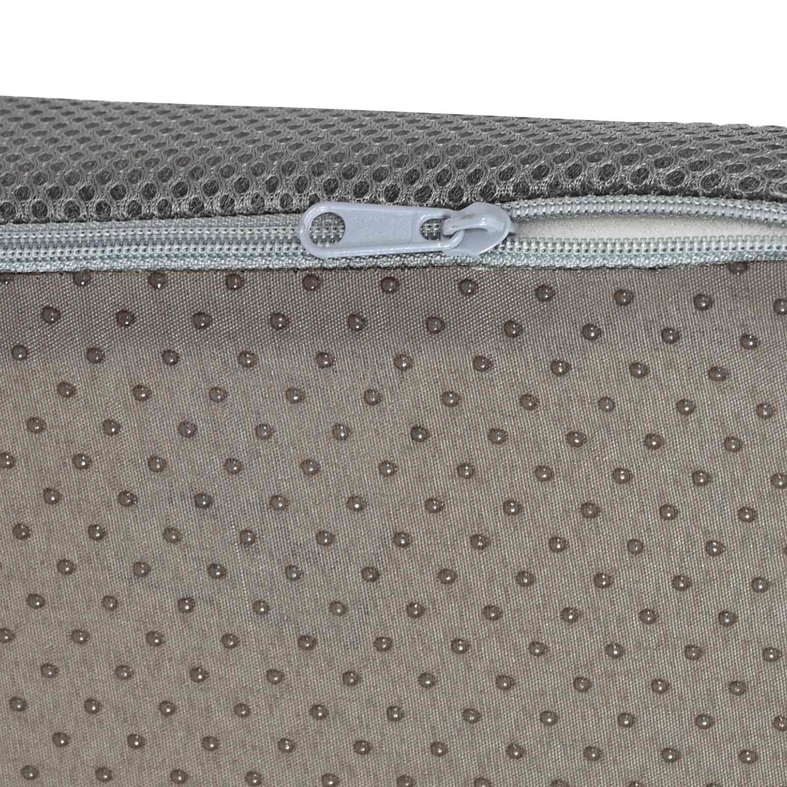 Cuscino per la seduta Grigio 39 x 38 x 8,5 cm Schiuma PU
