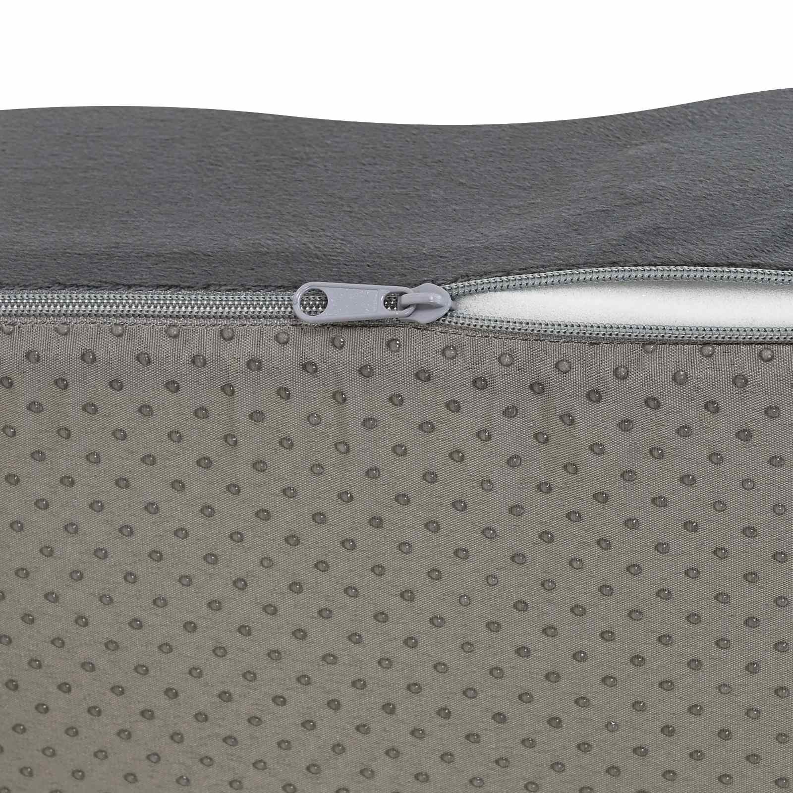 Cuscino per la seduta Grigio 40 x 40 x 13 cm Schiuma PU