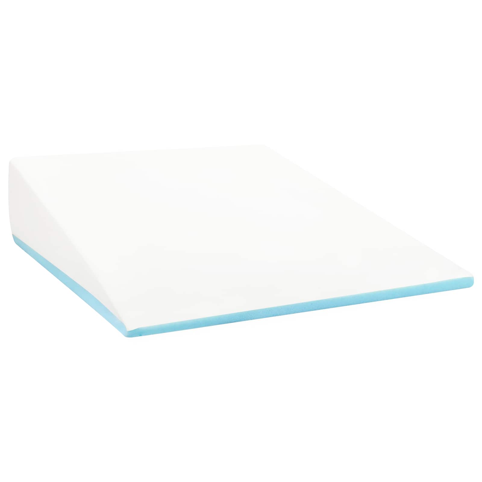 Cuscino a Wedge 69 x 64 x 19 cm Medio Schiuma Memory Bianco