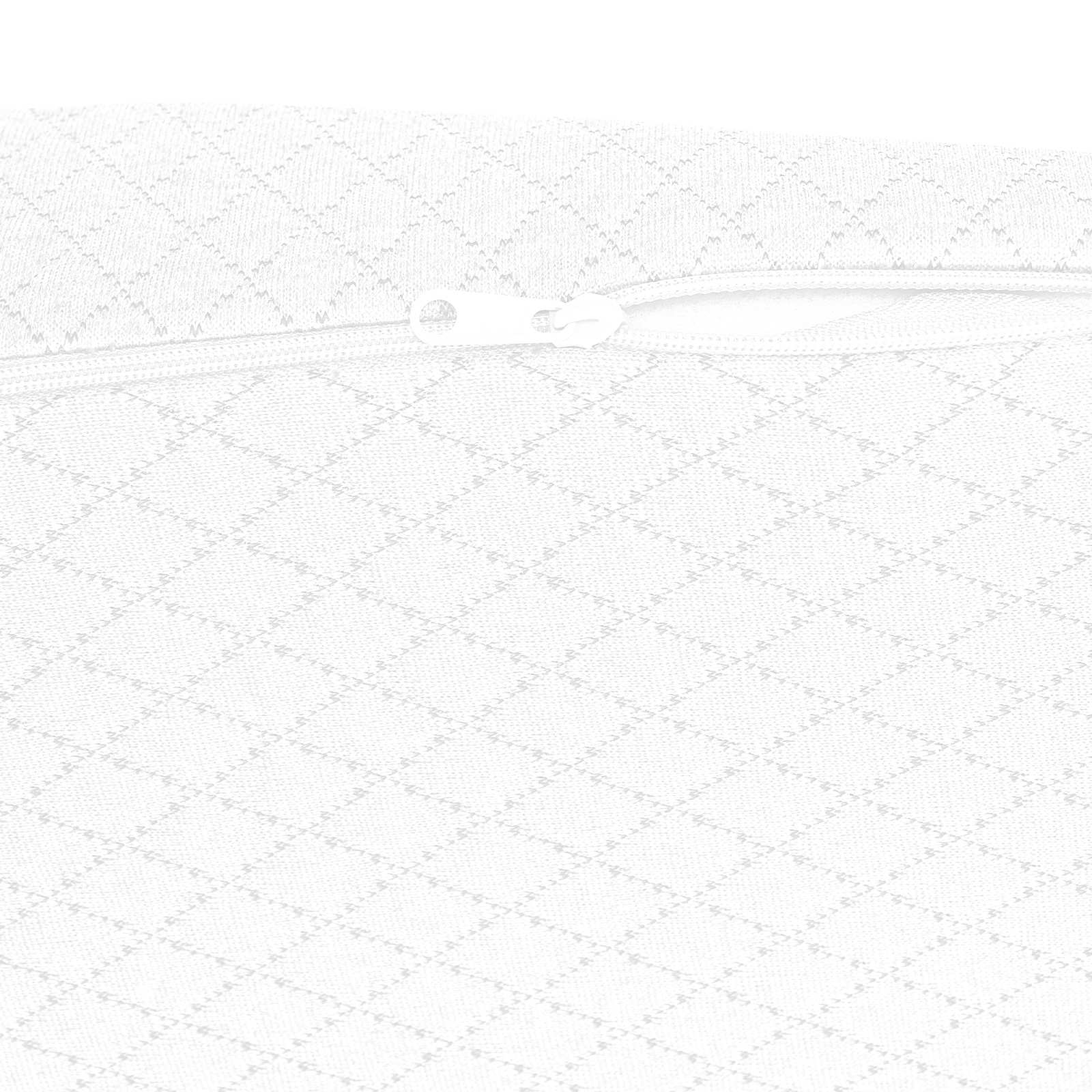 Cuscino a Wedge 69 x 64 x 19 cm Medio Schiuma Memory Bianco