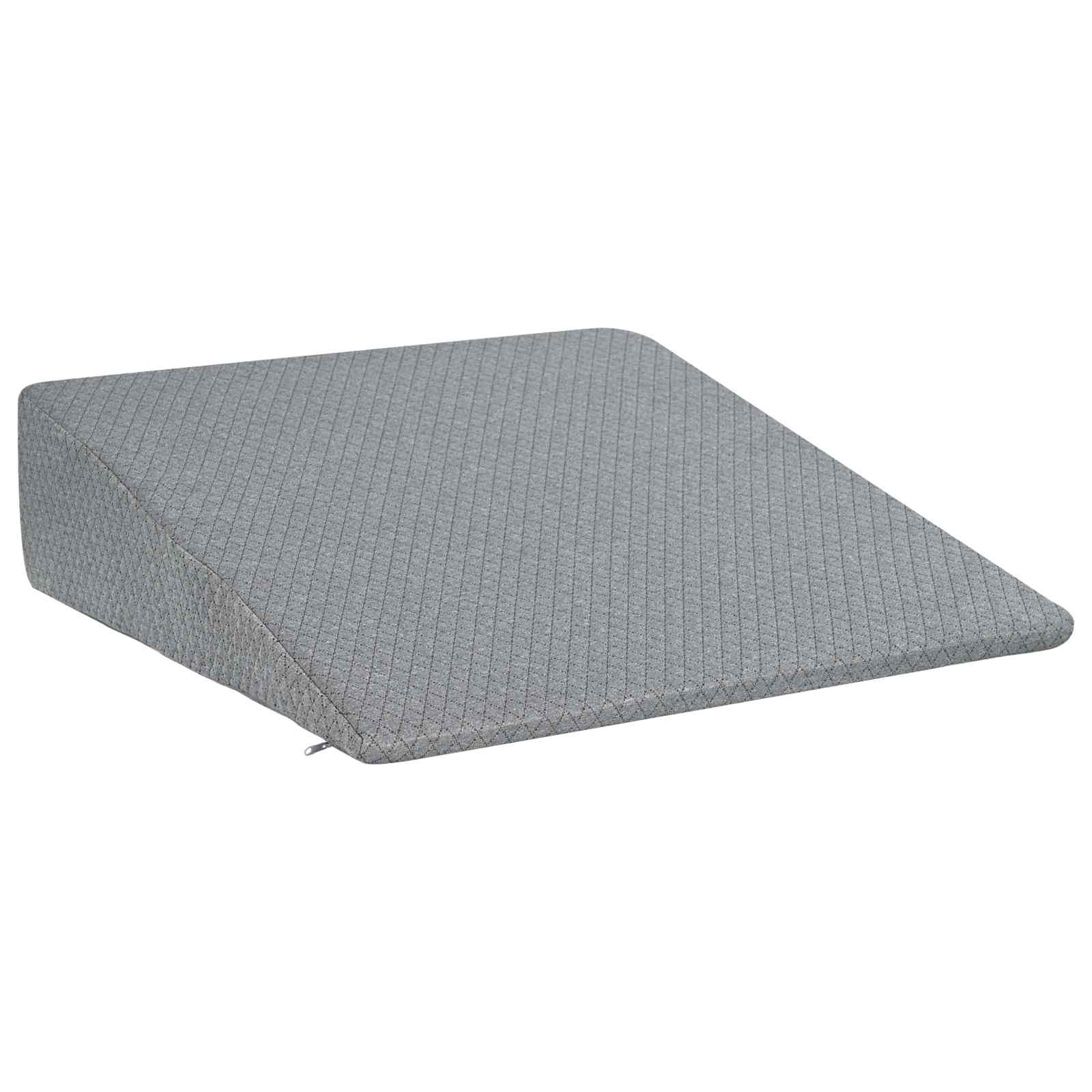 Cuscino a Wedge 69 x 64 x 19 cm Medio Schiuma Memory Grigio