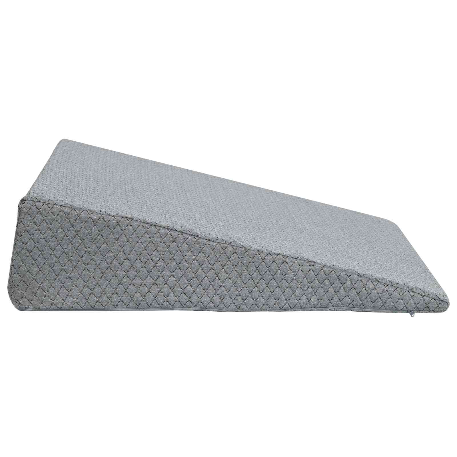 Cuscino a Wedge 69 x 64 x 19 cm Medio Schiuma Memory Grigio