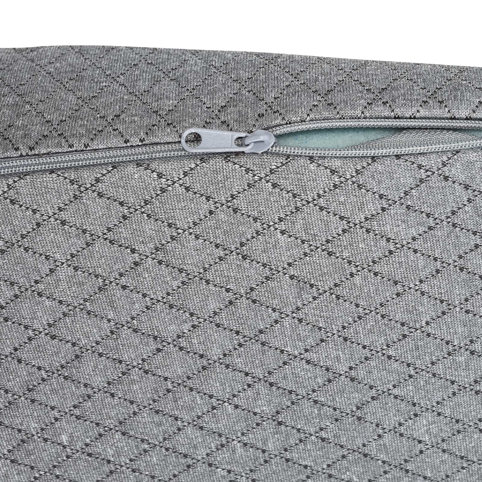Cuscino a Wedge 69 x 64 x 19 cm Medio Schiuma Memory Grigio