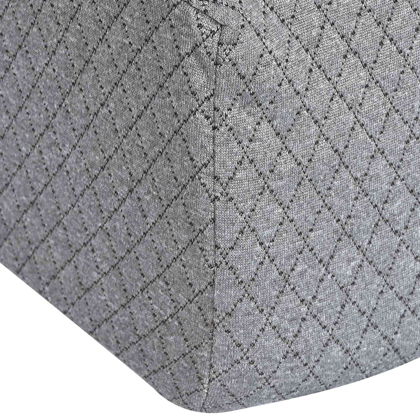 Cuscino a Wedge 69 x 64 x 19 cm Medio Schiuma Memory Grigio