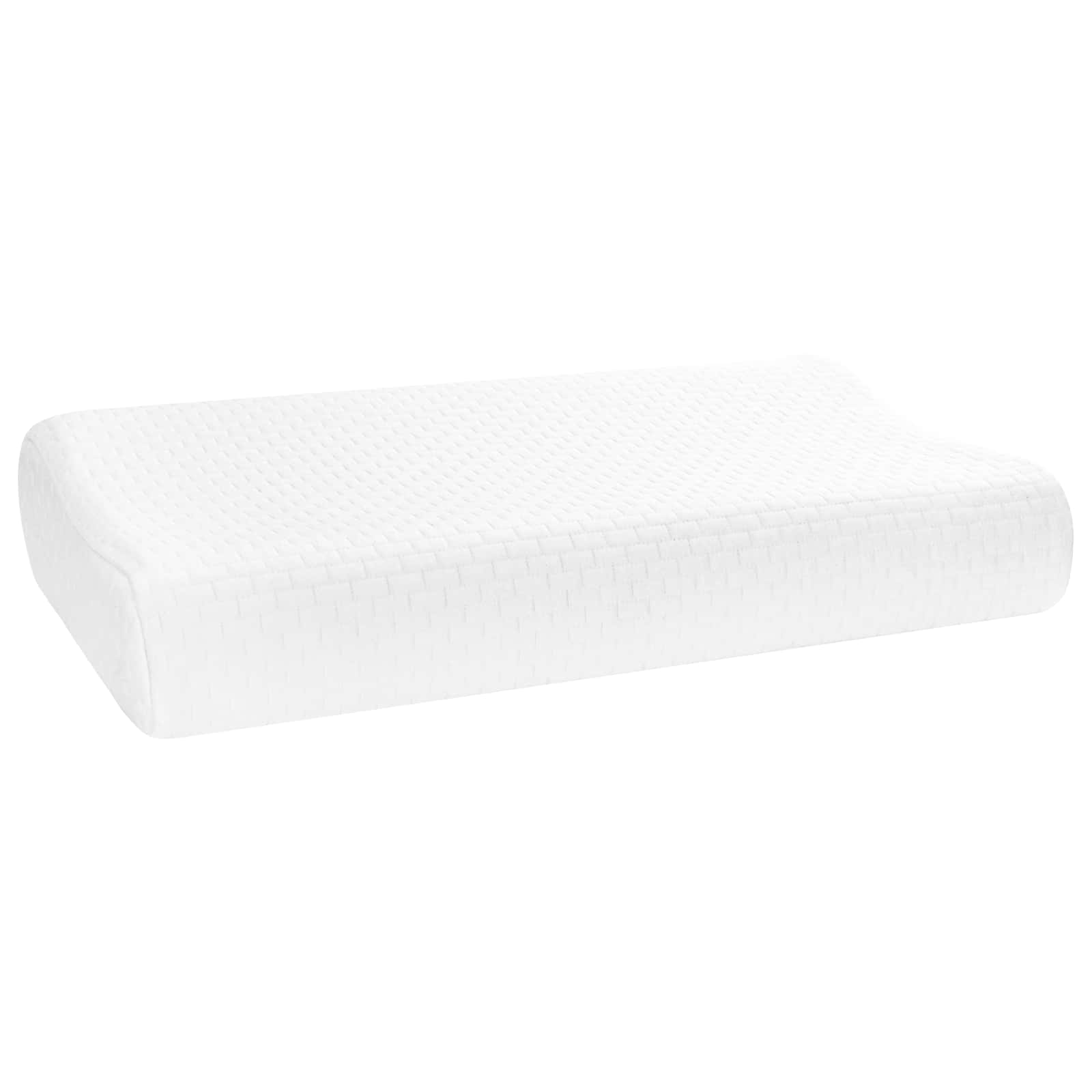 Cuscino da Letto 60 x 37 x 12,5 cm Medio Schiuma Memory Bianco