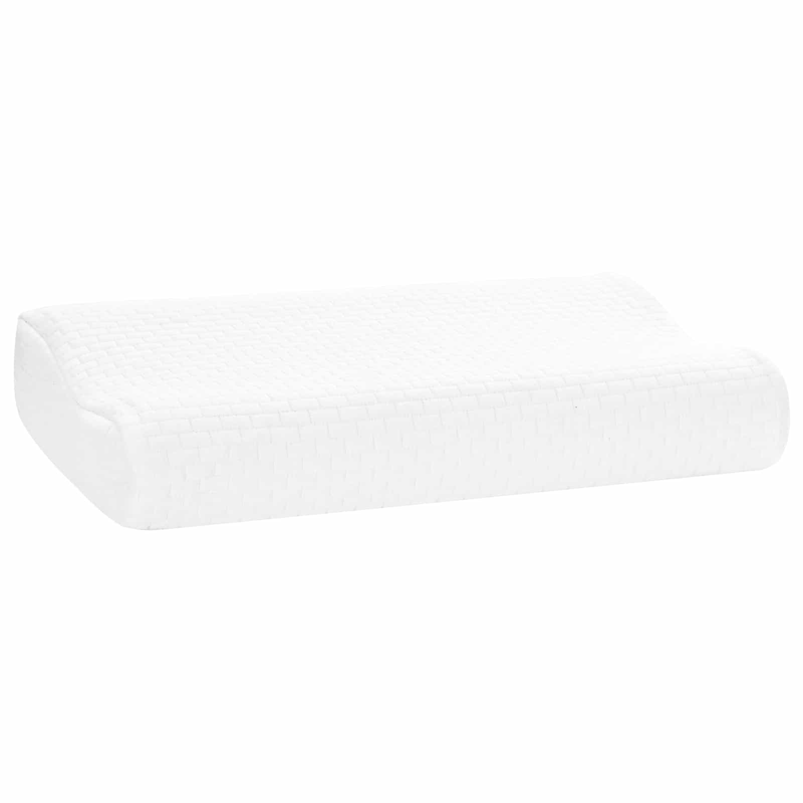 Cuscino da Letto 50 x 30 x 10,5 cm Medio Schiuma Memory Bianco