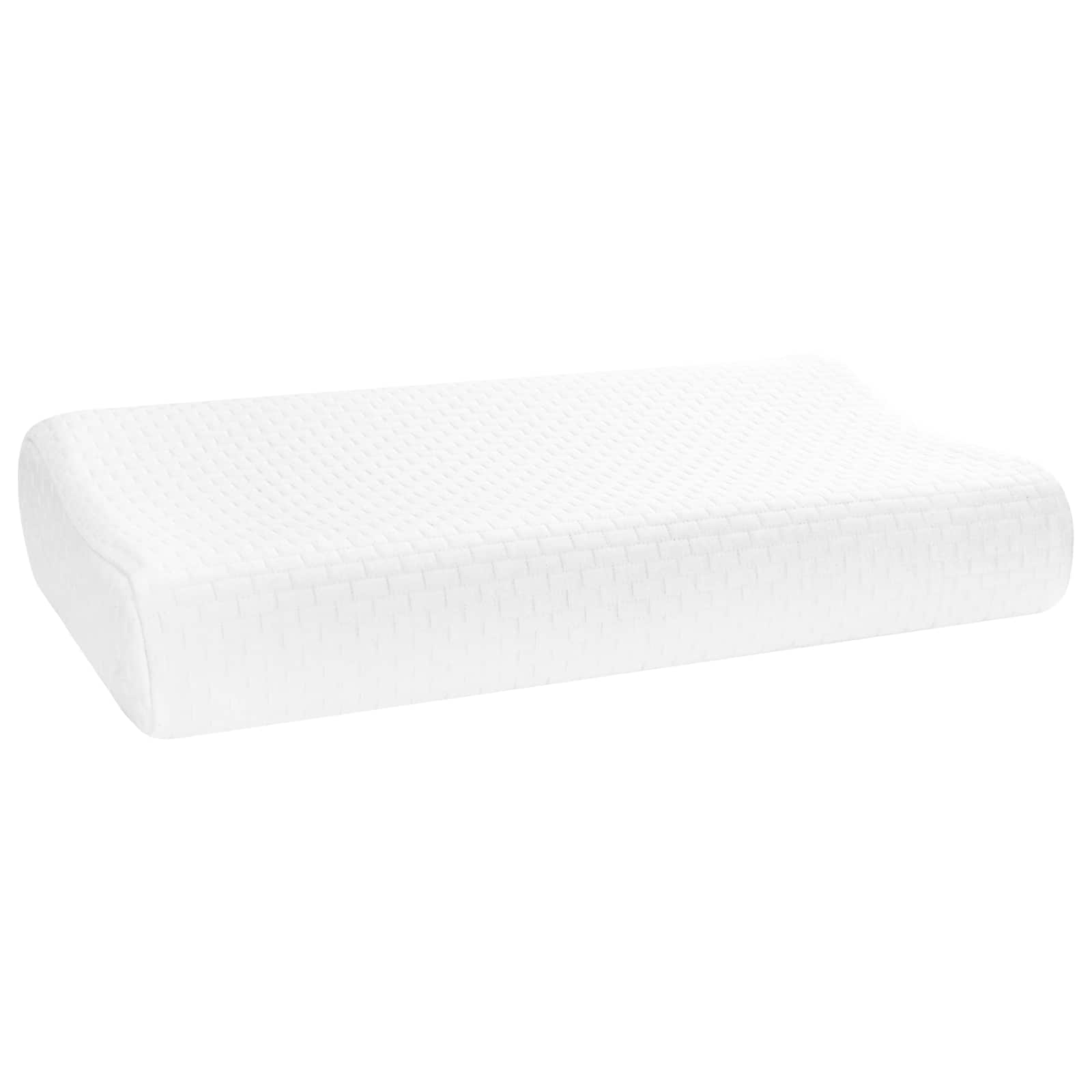 Cuscino da Letto 80 x 40 x 12,5 cm Medio Schiuma Memory Bianco