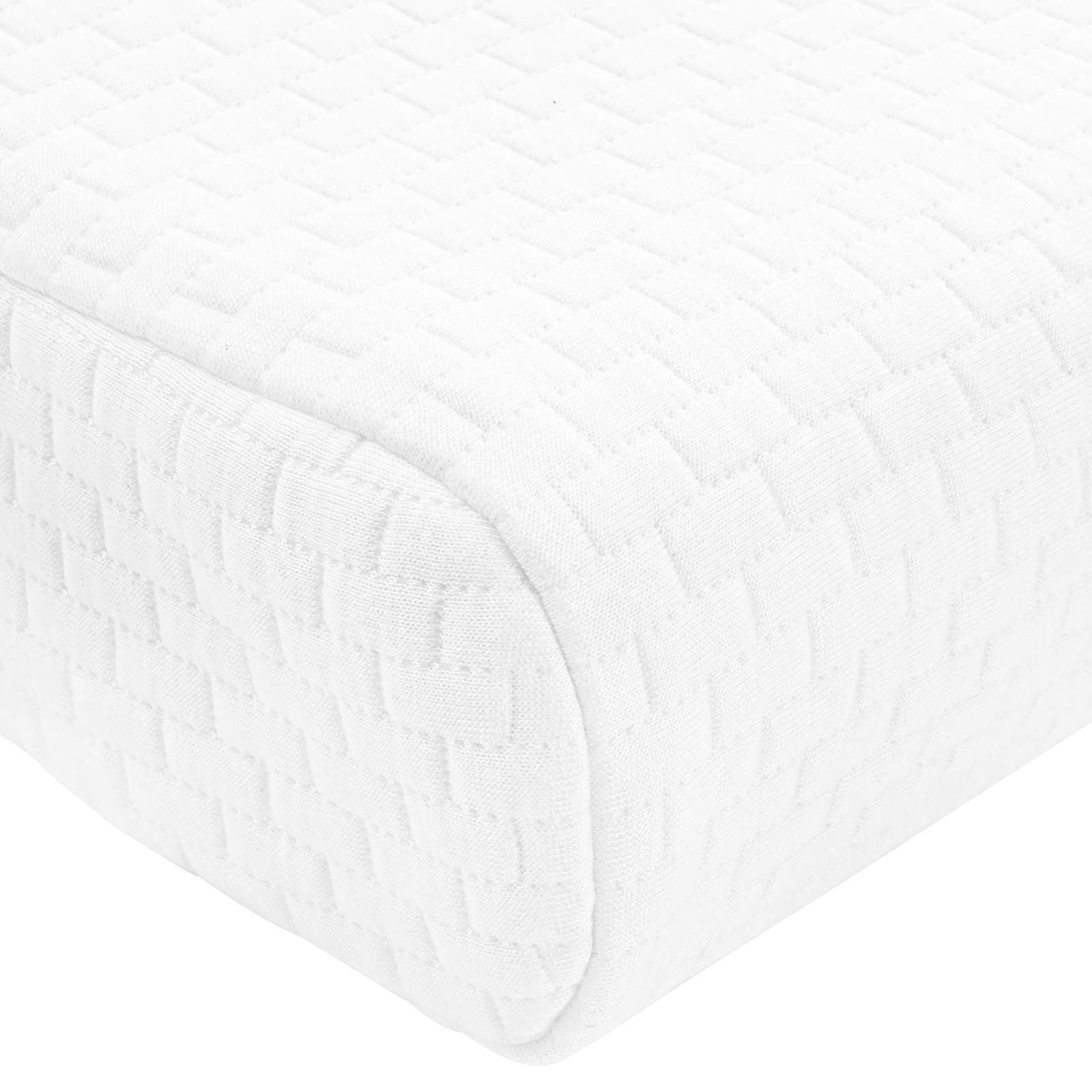 Cuscino da Letto 80 x 40 x 12,5 cm Medio Schiuma Memory Bianco