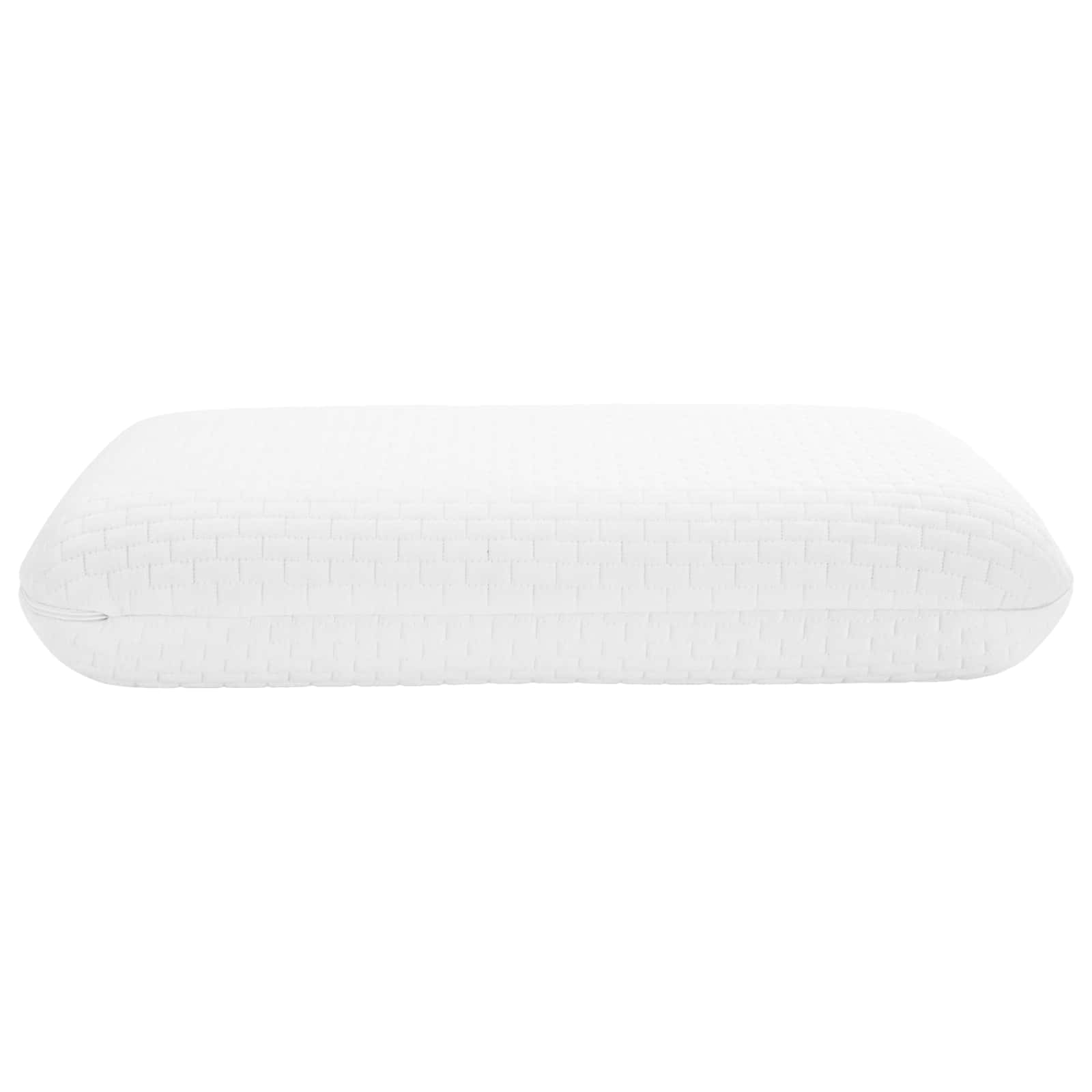 Cuscino da Letto 50 x 30 x 10 cm Schiuma Memory Bianco