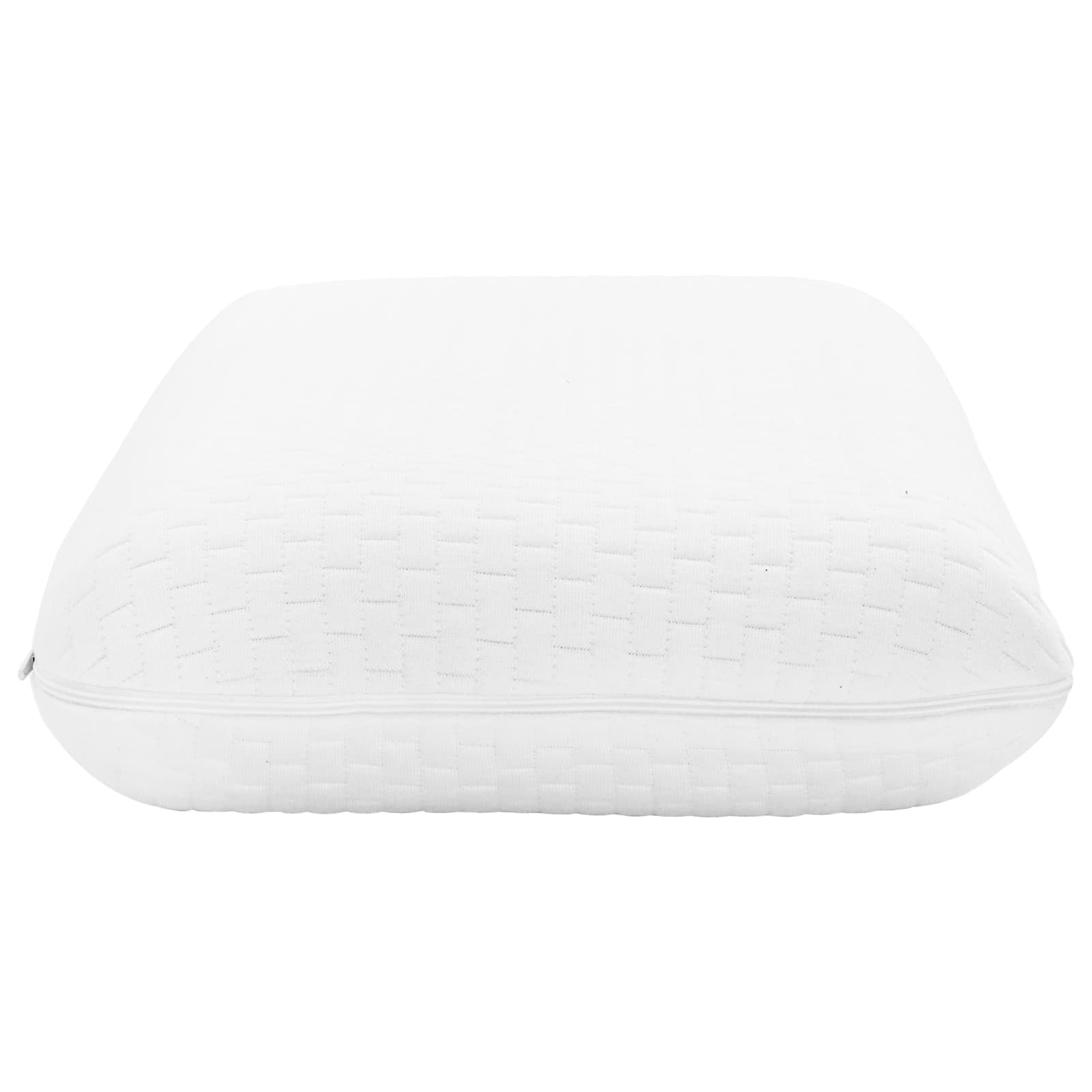 Cuscino da Letto 50 x 30 x 10 cm Schiuma Memory Bianco