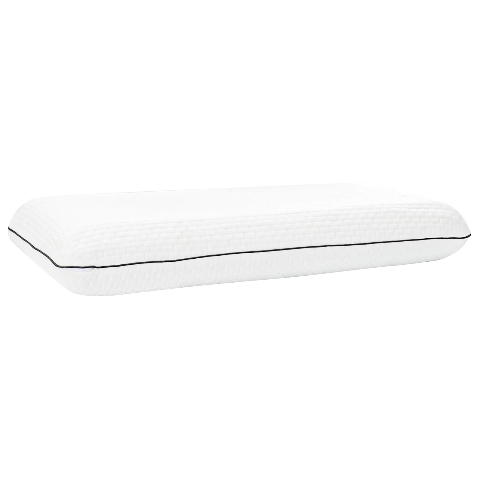 Cuscino da Letto 80 x 35 x 10 cm Medio Schiuma Gel Bianco