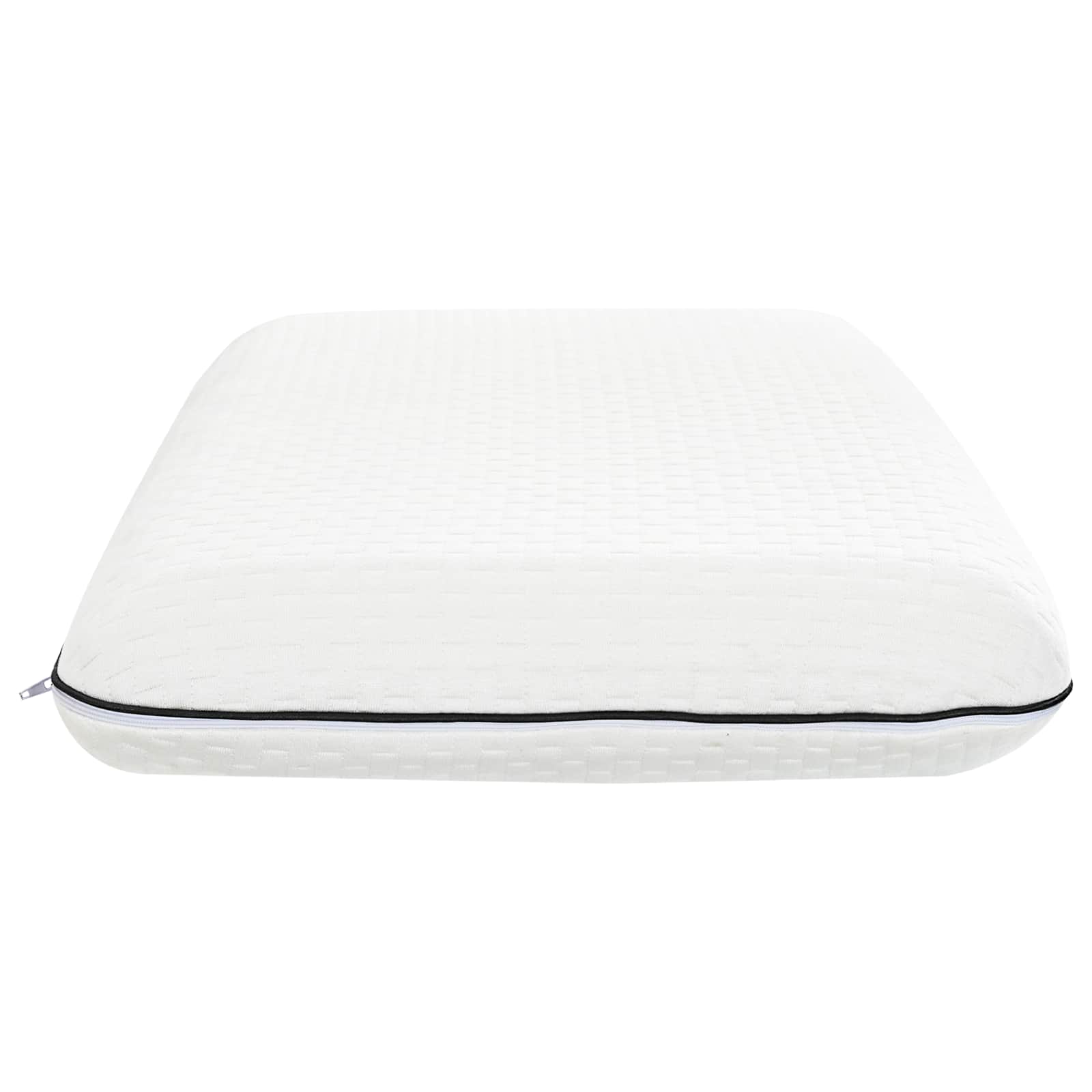 Cuscino da Letto 60 x 40 x 10 cm Medio Schiuma Gel Bianco
