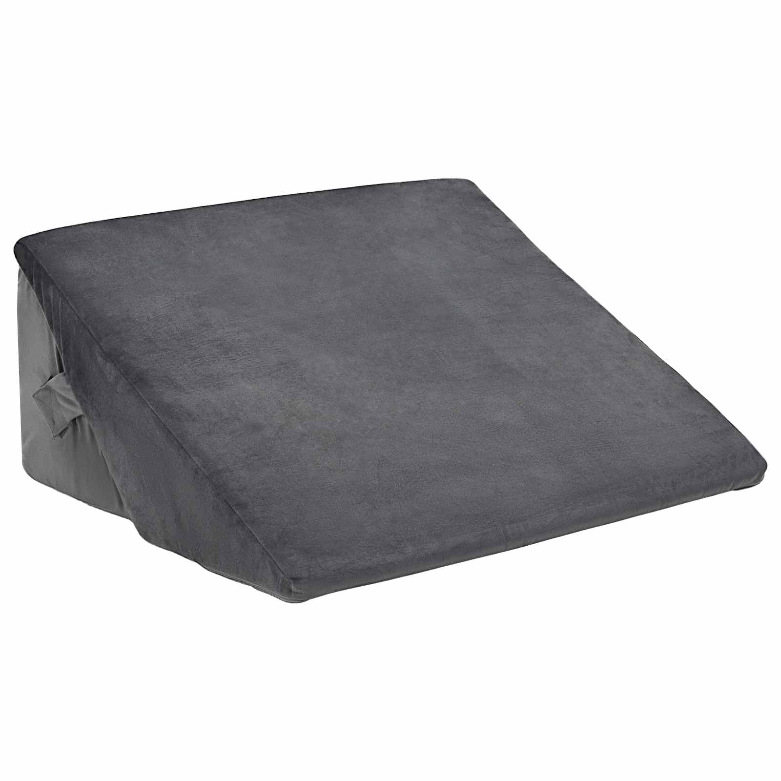 Cuscino a Wedge Grigio 55 x 55 x 26 cm Schiuma Memory