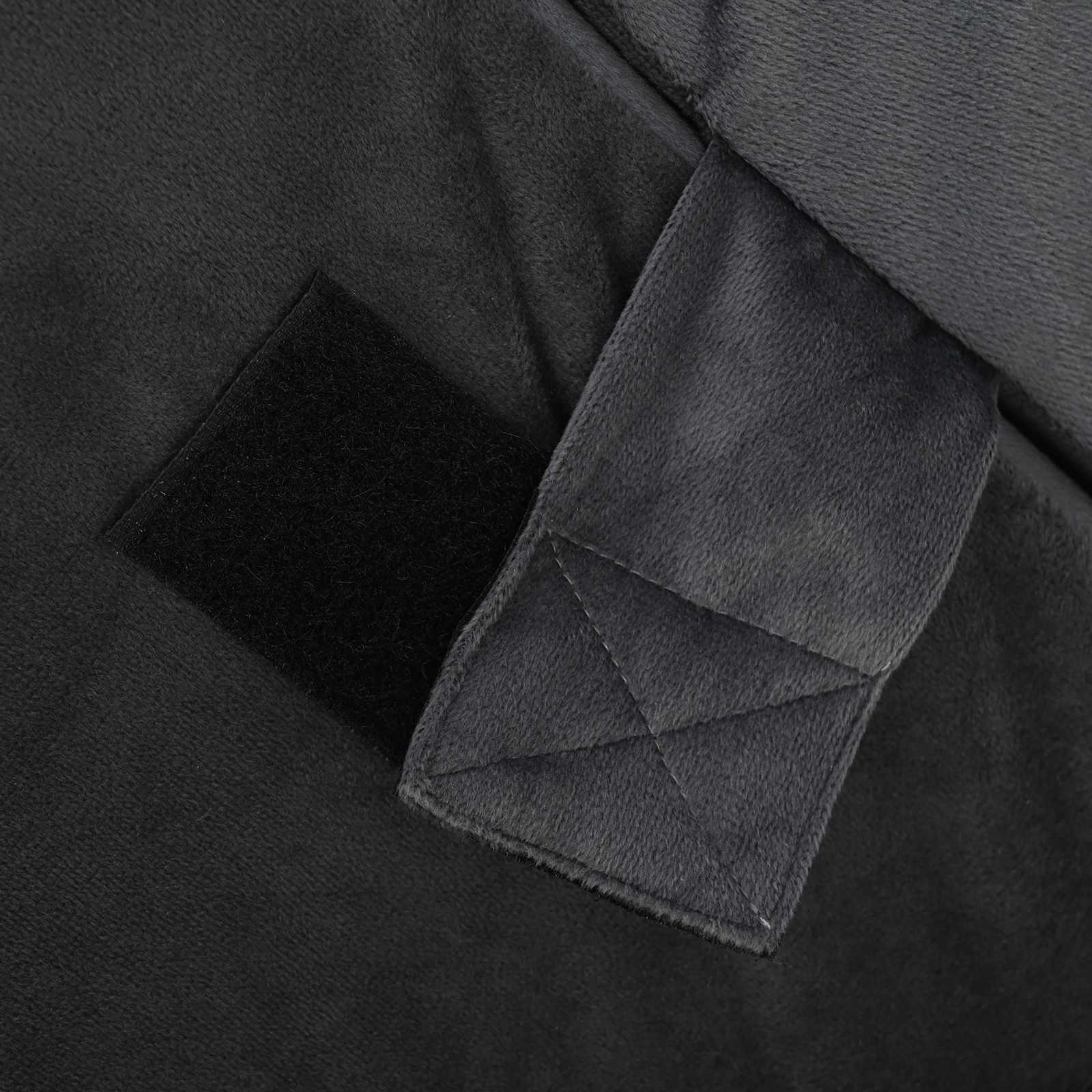 Cuscino a Wedge Grigio 55 x 55 x 26 cm Schiuma Memory