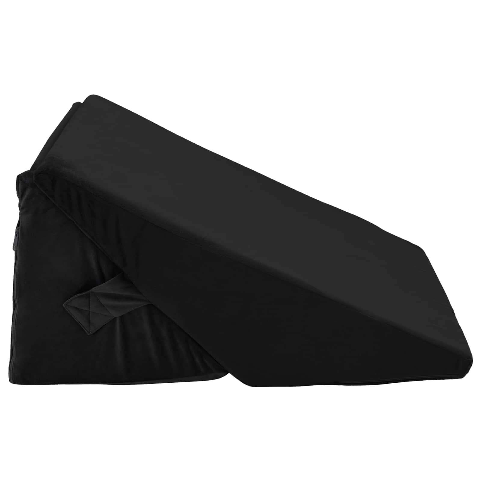 Cuscino a Wedge Nero 55 x 55 x 26 cm Schiuma Memory