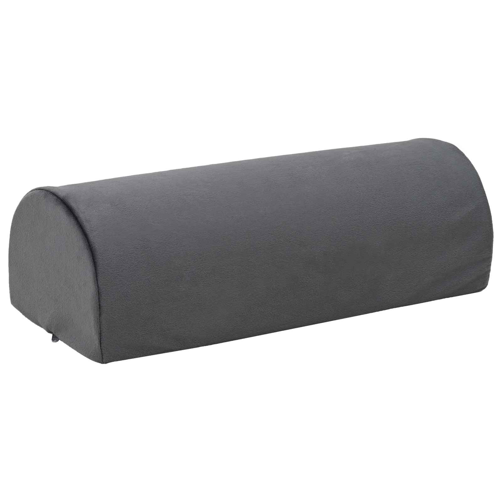 Cuscino per poggiapiedi 42 x 18 x 13 cm Duro Schiuma PU Grigio