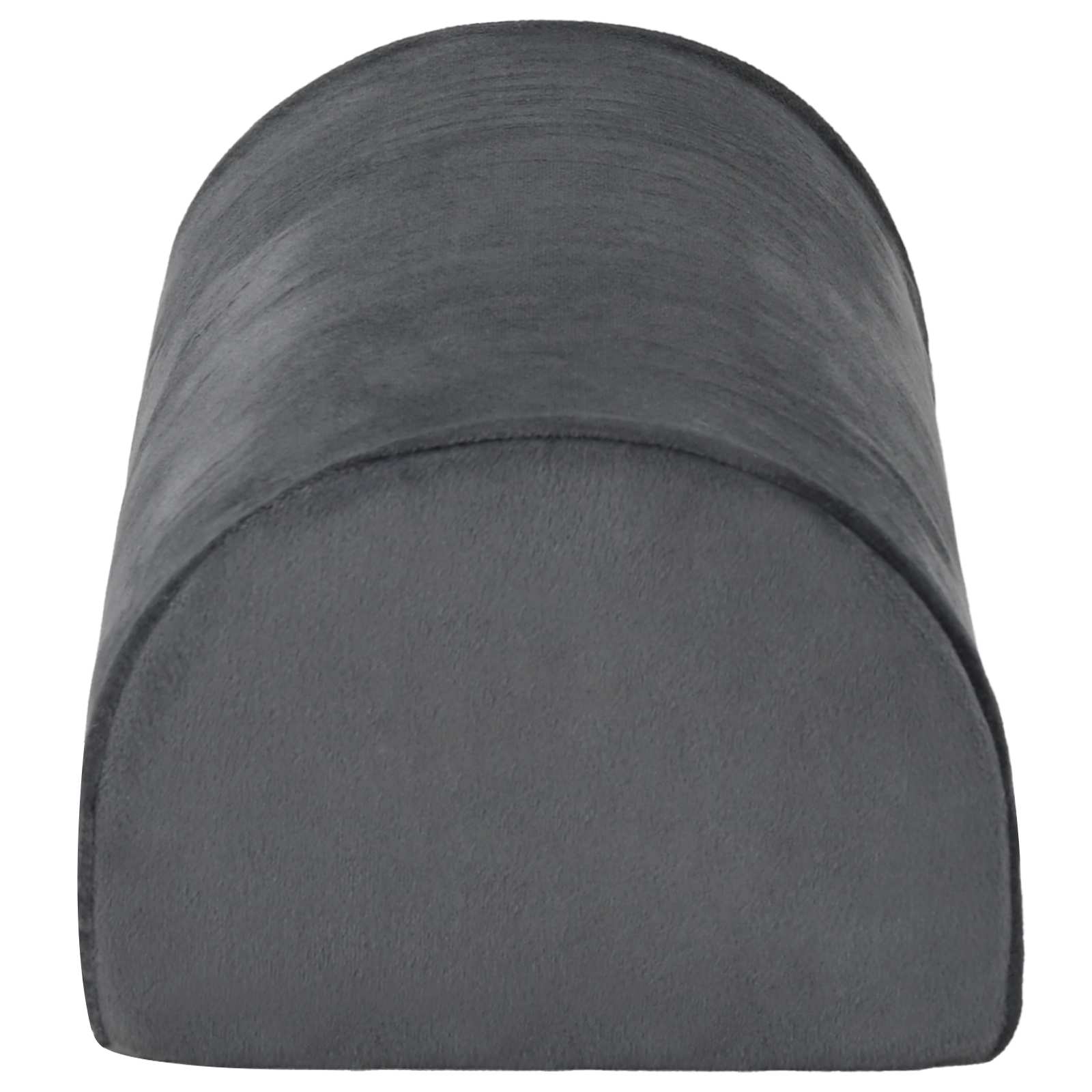 Cuscino per poggiapiedi 42 x 18 x 13 cm Duro Schiuma PU Grigio
