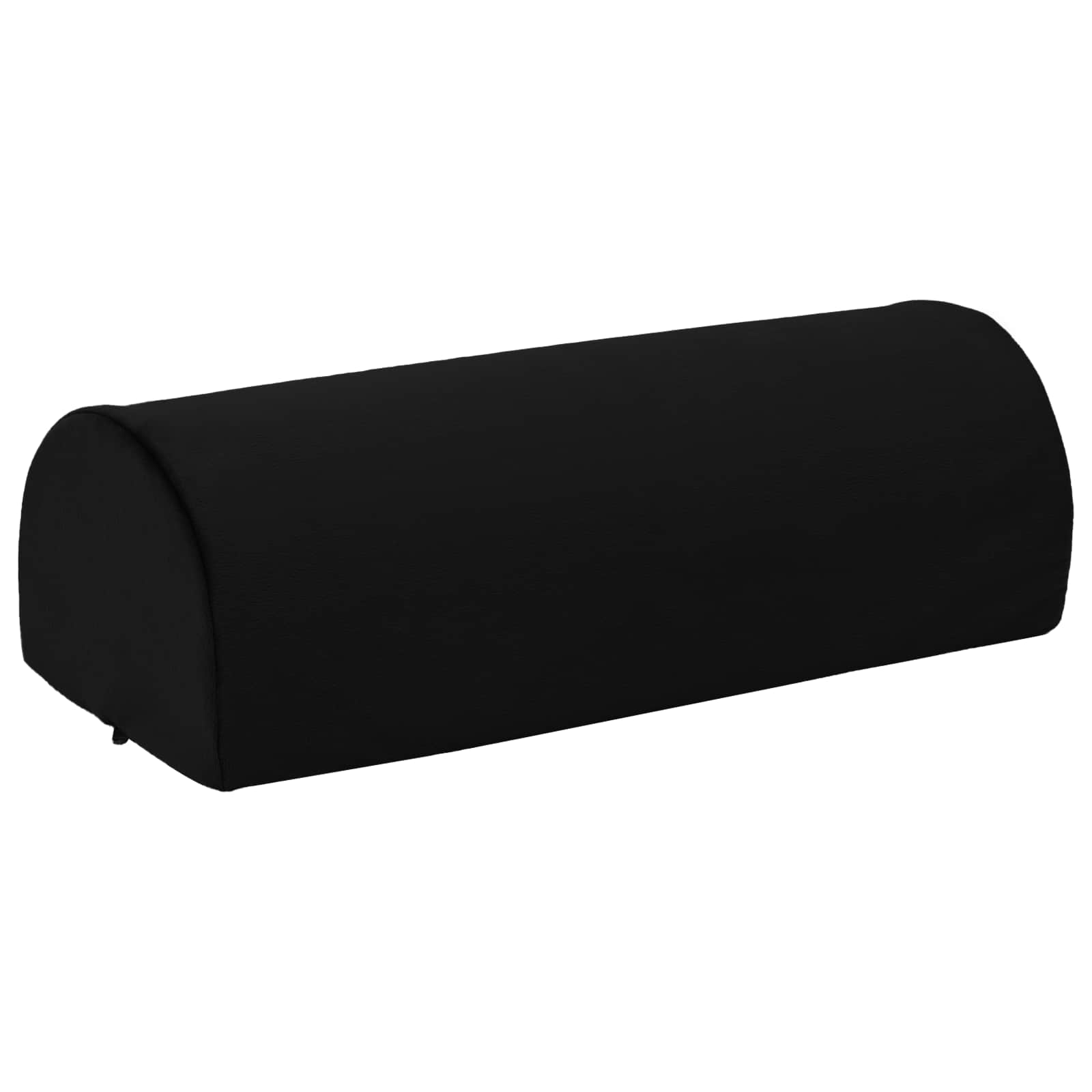Cuscino per poggiapiedi 42 x 18 x 13 cm Duro Schiuma PU Nero