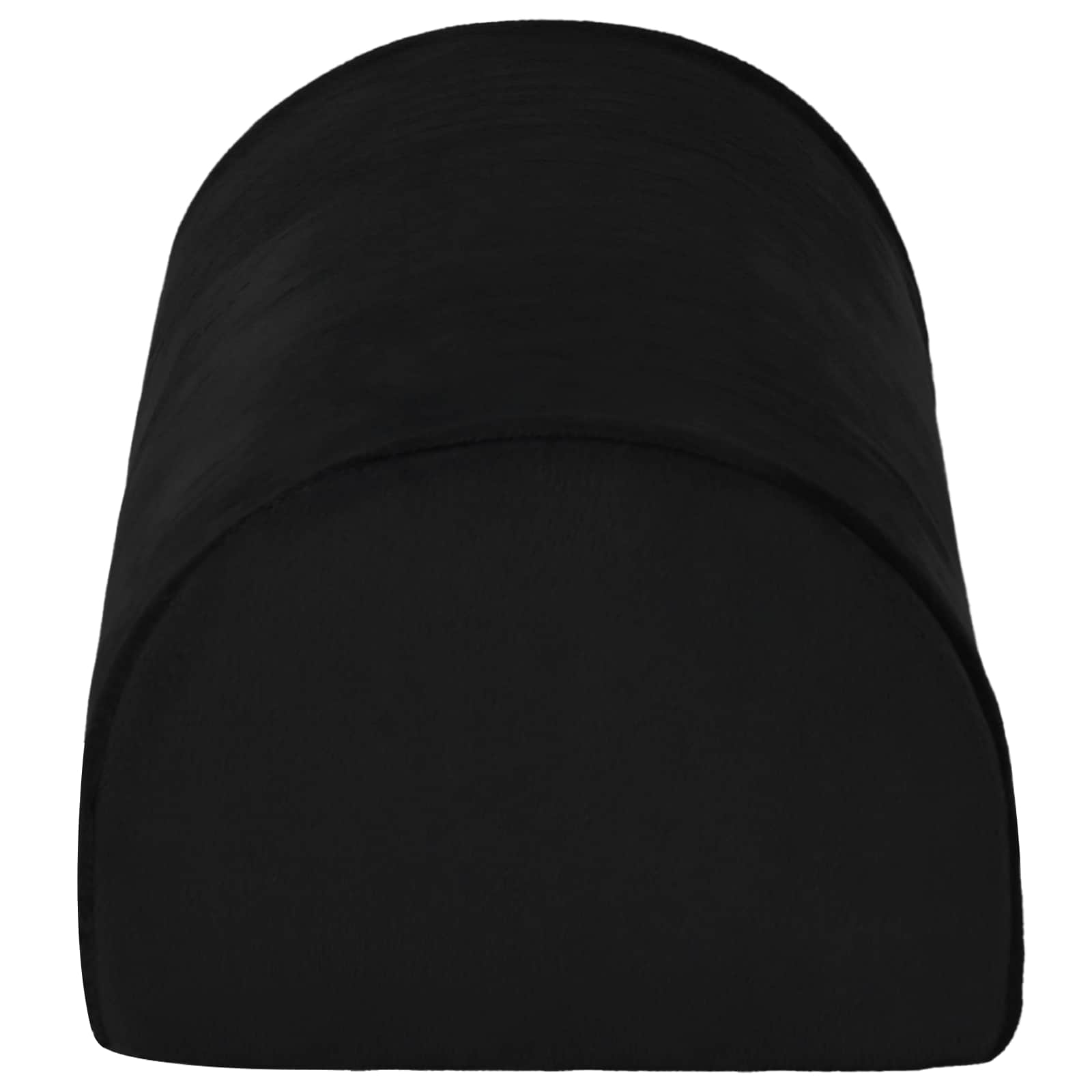 Cuscino per poggiapiedi 42 x 18 x 13 cm Duro Schiuma PU Nero