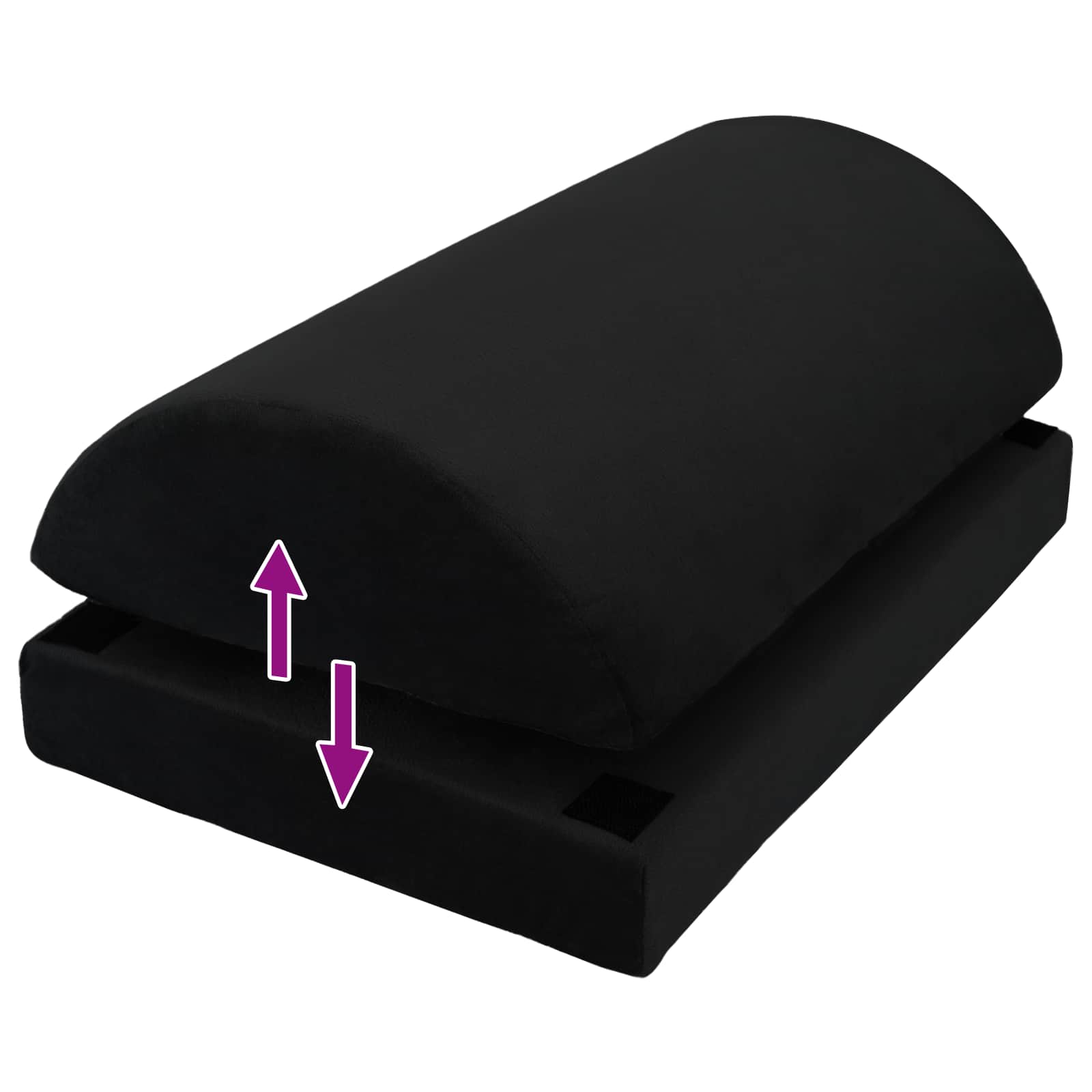 44 x 29 x 17 cm Duro Schiuma PU Nero