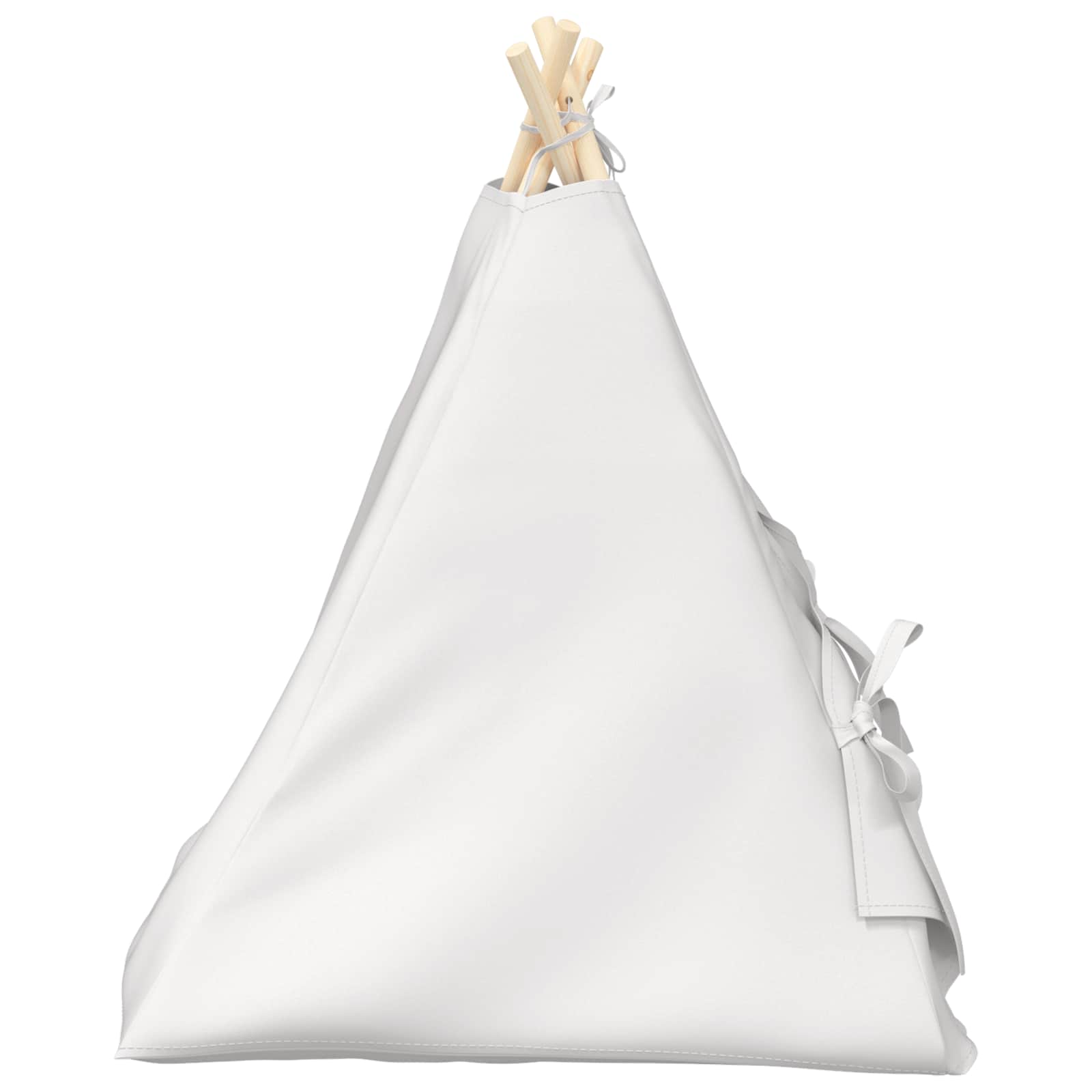 Tenda per animali con cuscino Bianco 60 x 60 x 70 cm Poliestere