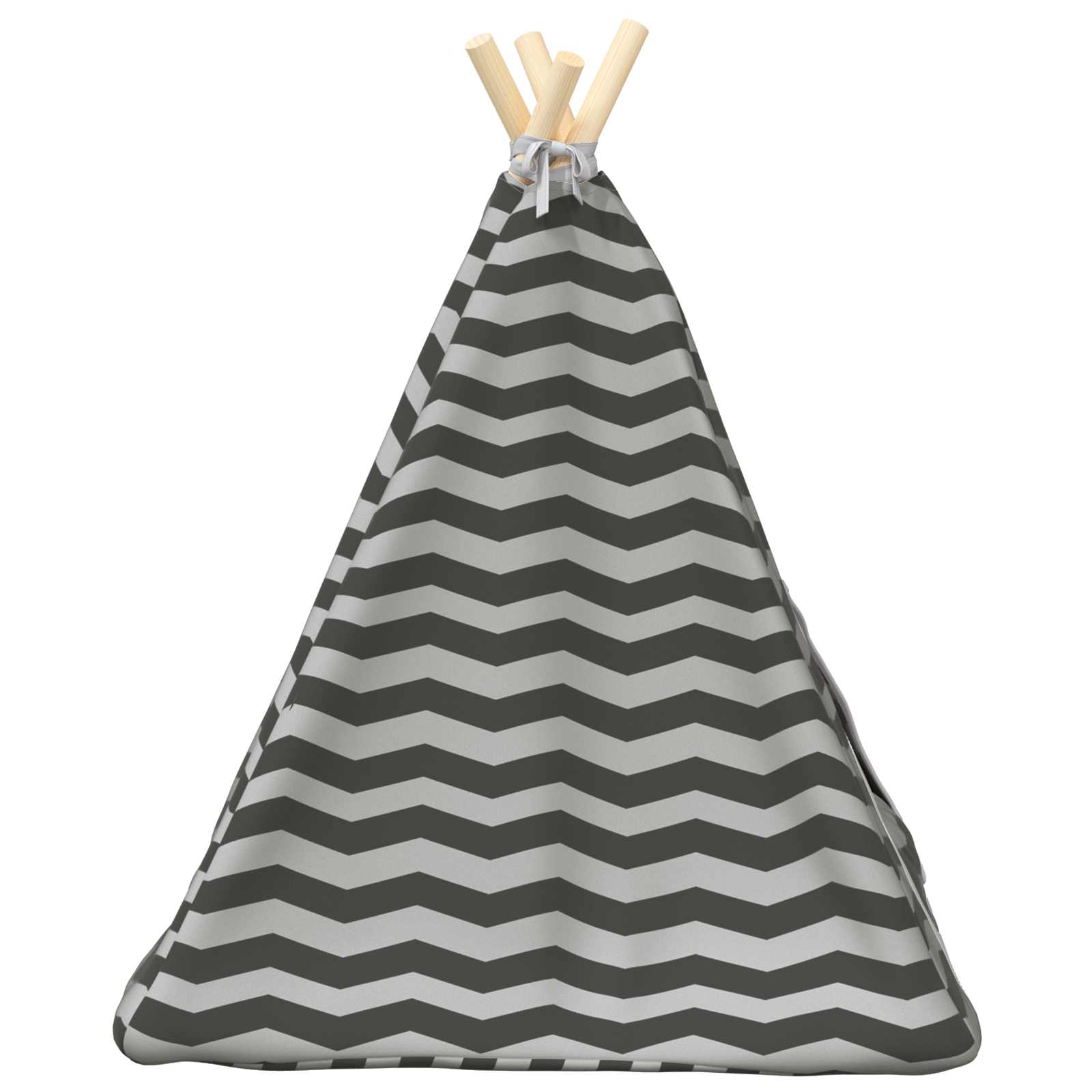 Tenda per animali con cuscino Bianco e Grigio 50 x 50 x 60 cm