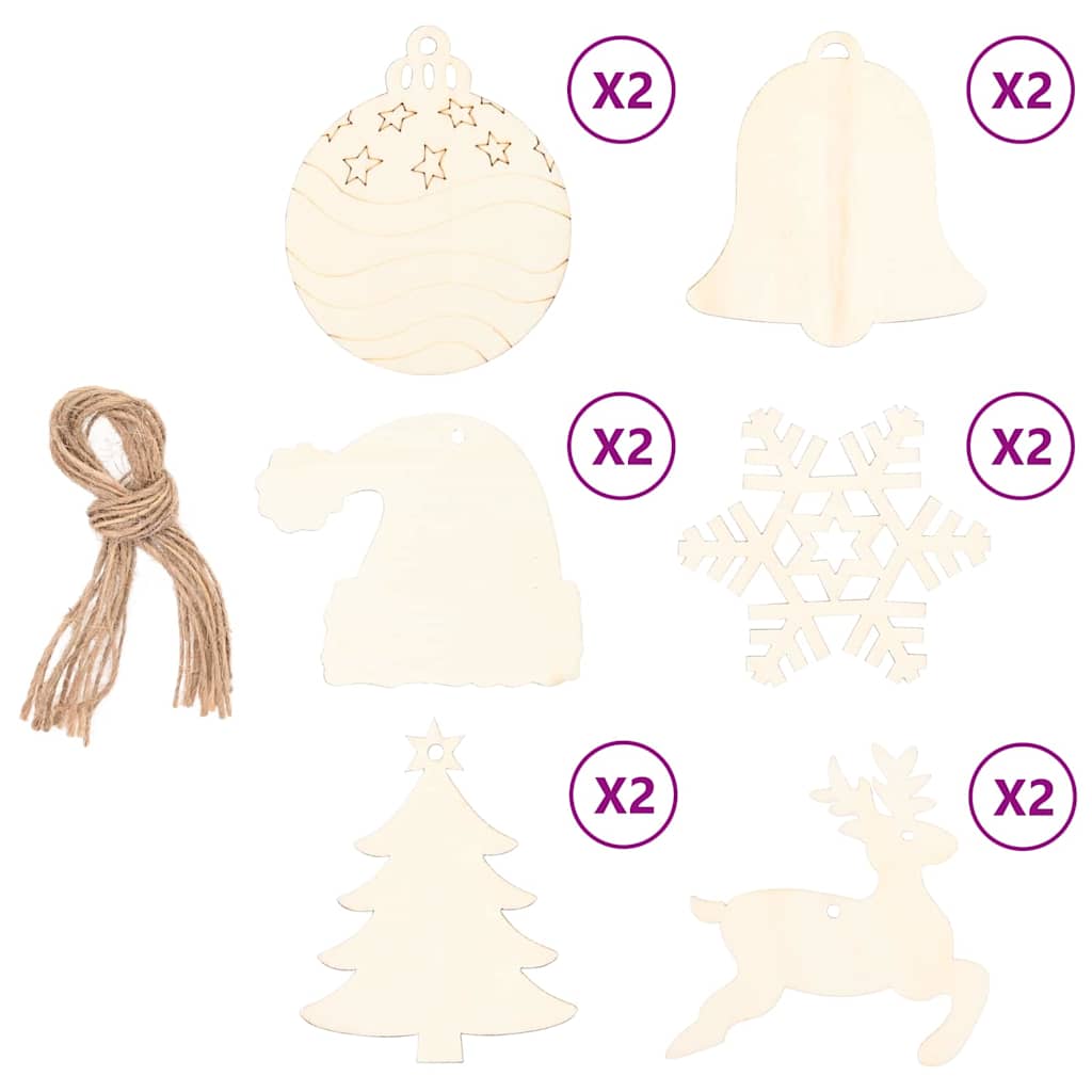 Albero di Natale Naturale 150 cm Legno di Frassino Massiccio