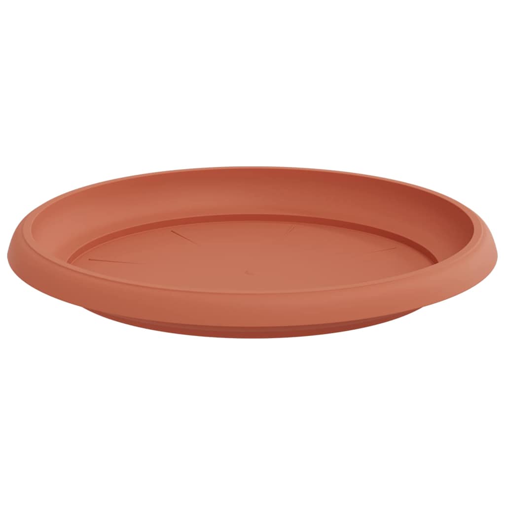 Vassoio Rotondo per Fiori 6 pz Rosso Mattone Ø 21,5 x 2,5 cm