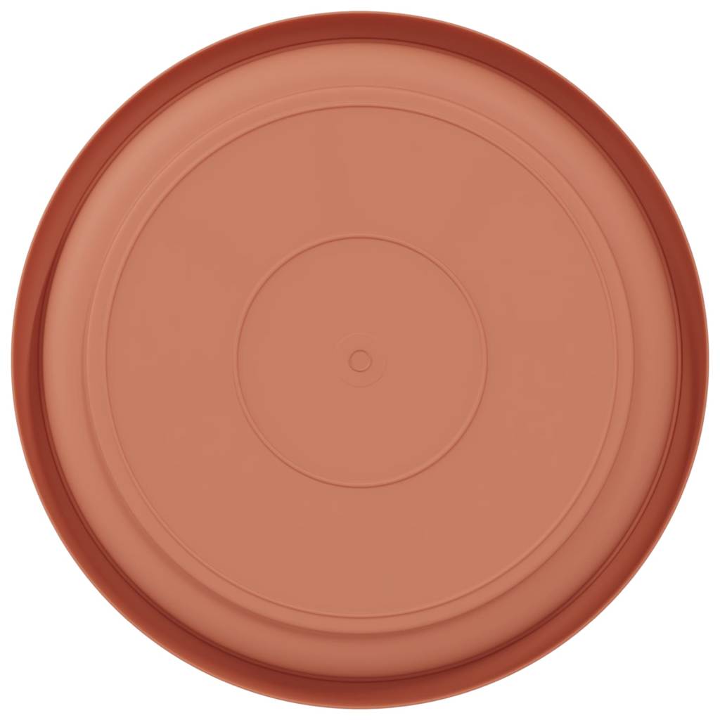 Vassoio Rotondo per Fiori 24 pz Rosso Mattone Ø 14 x 2 cm