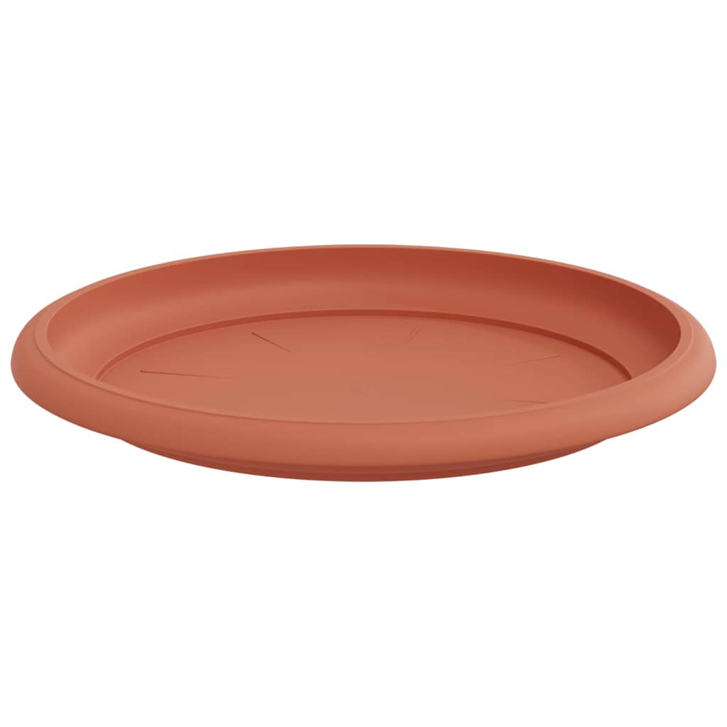 Vassoio Rotondo per Fiori 24 pz Rosso Mattone Ø 19 x 2 cm