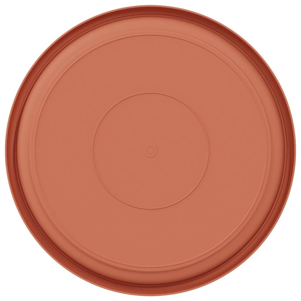 Vassoio Rotondo per Fiori 24 pz Rosso Mattone Ø 27 x 2,5 cm