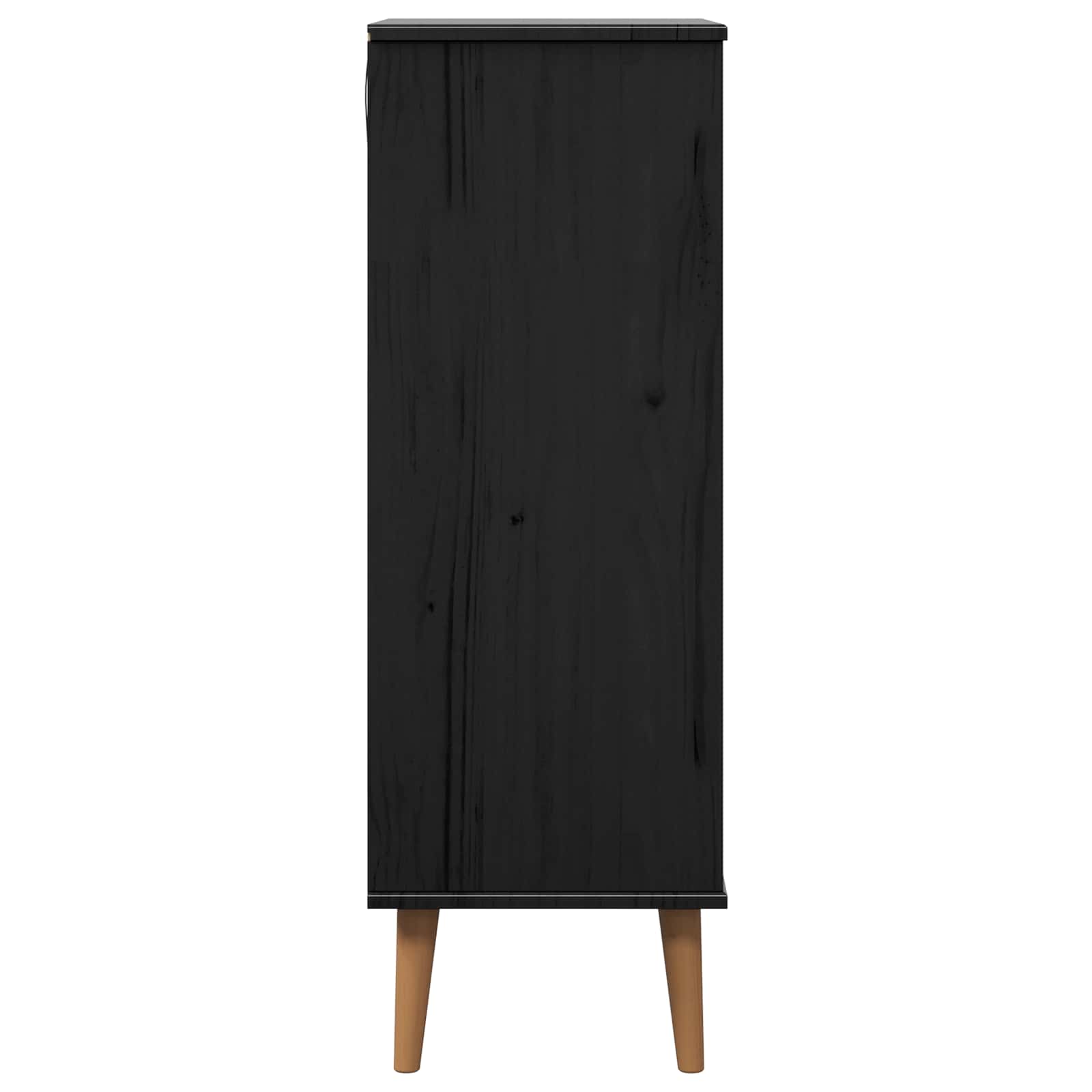 Mobile per scarpe MOLDE 59,5 x 35 x 103 cm Nero
