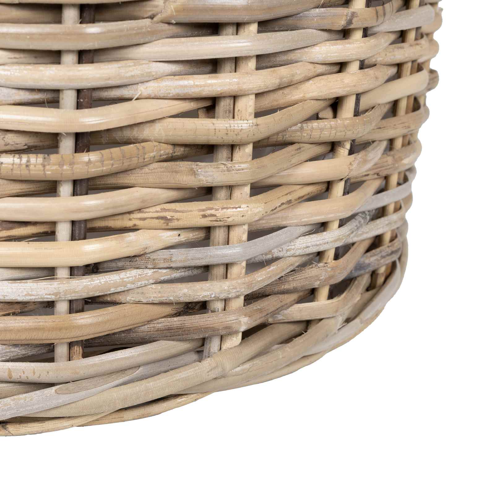 Cestino per piante GENDT 2 pz Grigio naturale Rattan Kubu
