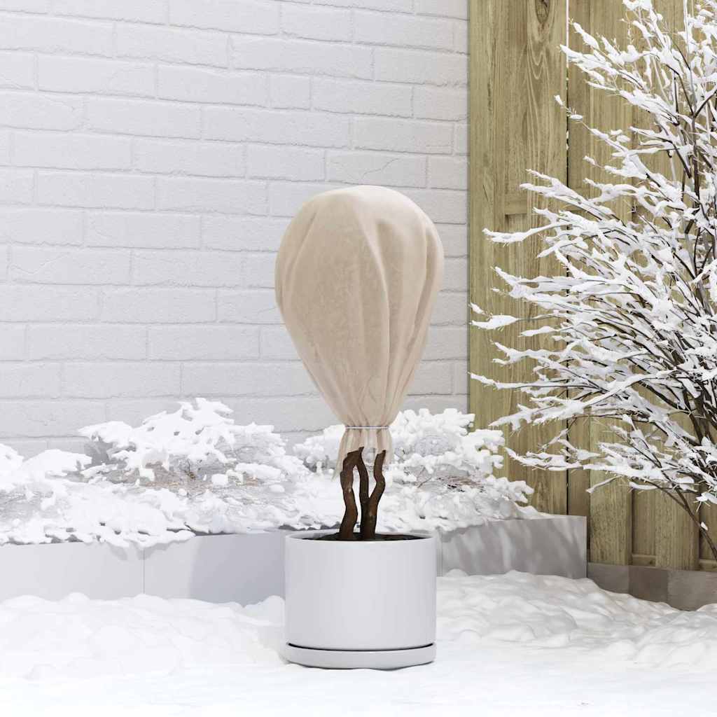 Fleece per Piante di Protezione dal Gelo Beige 50 x 1,6 m
