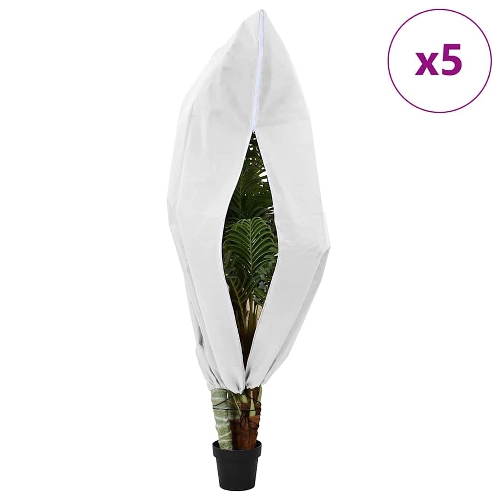 Coperture in Fleece per Protezione Antigelo delle Piante 5 pz