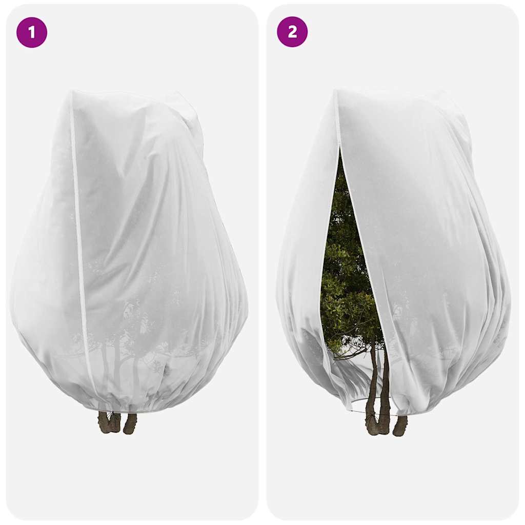 Coperture in Fleece per Protezione Antigelo delle Piante 3 pz