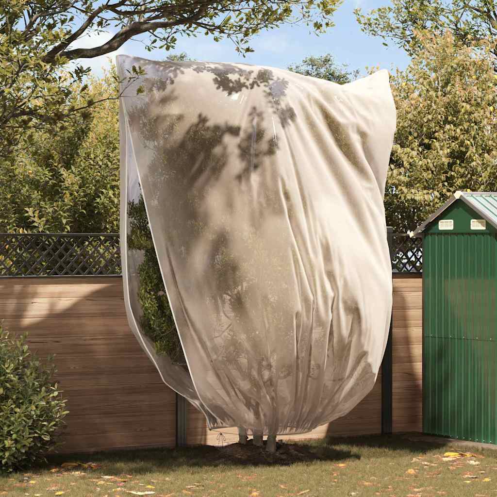 Coperture in Fleece per Protezione Antigelo delle Piante Beige