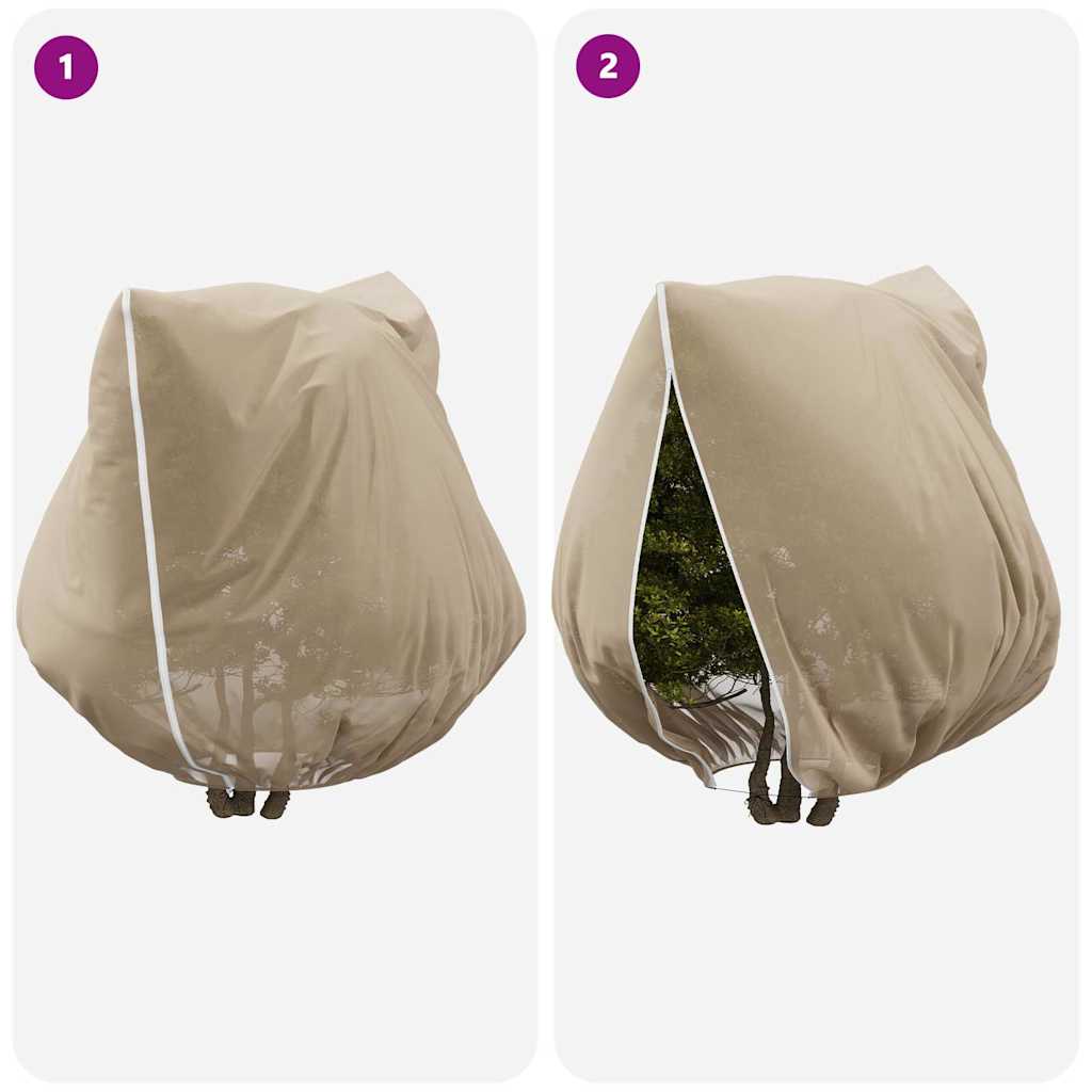 Coperture in Fleece per Protezione Antigelo delle Piante 3 pz