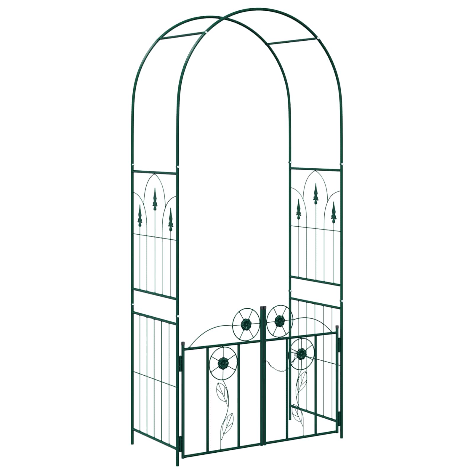 Arco da Giardino Verde 102 x 50 x 218 cm Acciaio