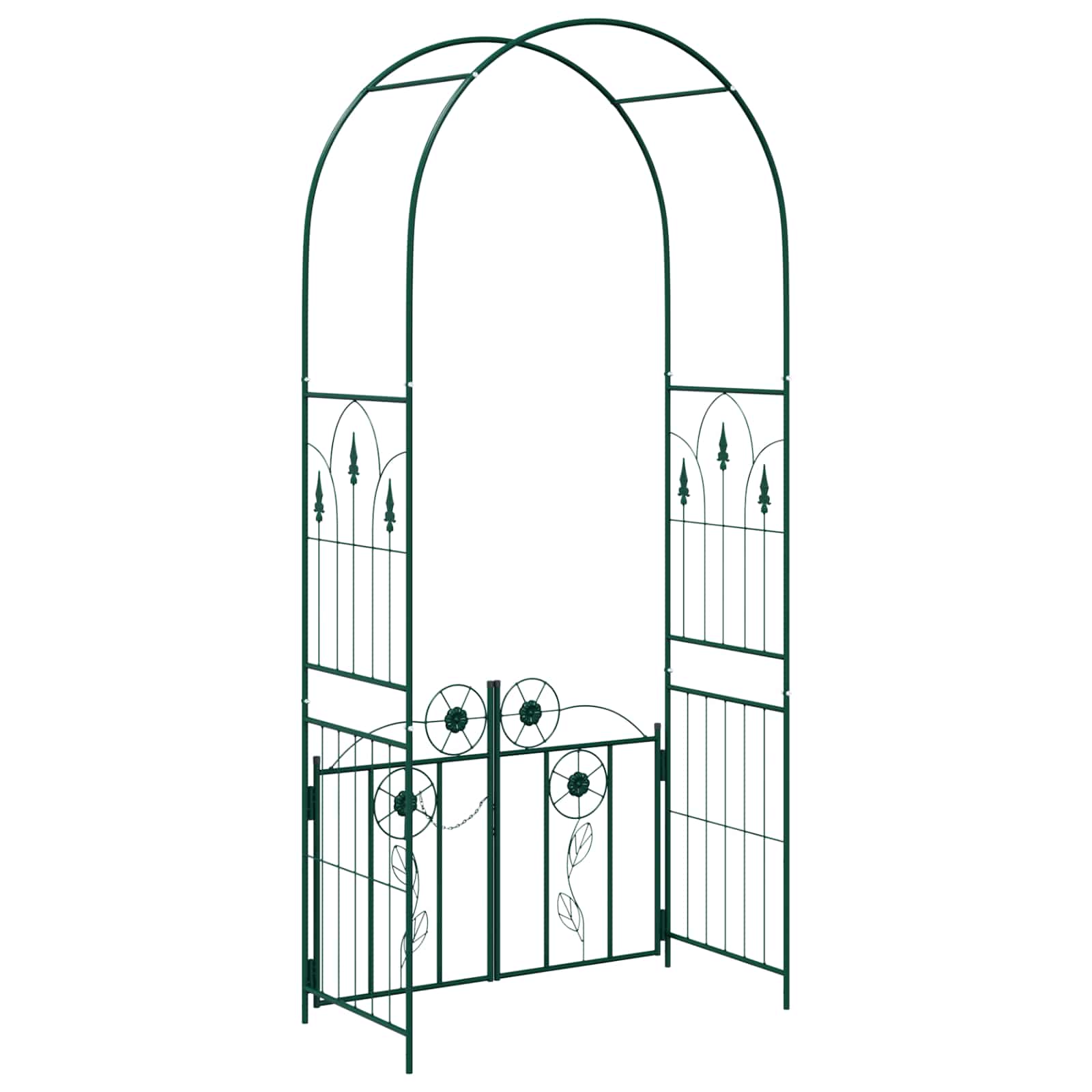 Arco da Giardino Verde 102 x 50 x 218 cm Acciaio
