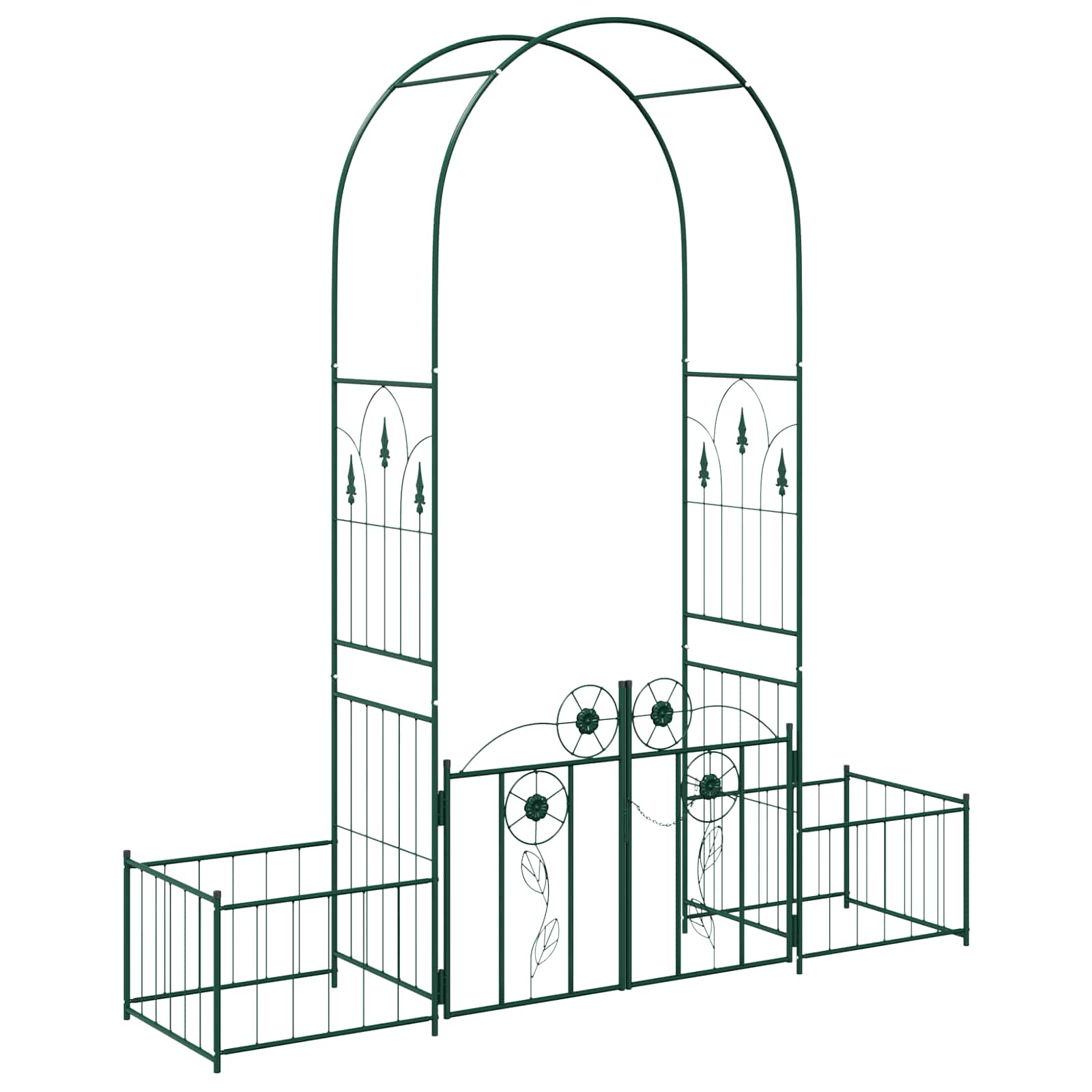 Arco da Giardino Verde 203 x 50 x 218 cm Acciaio