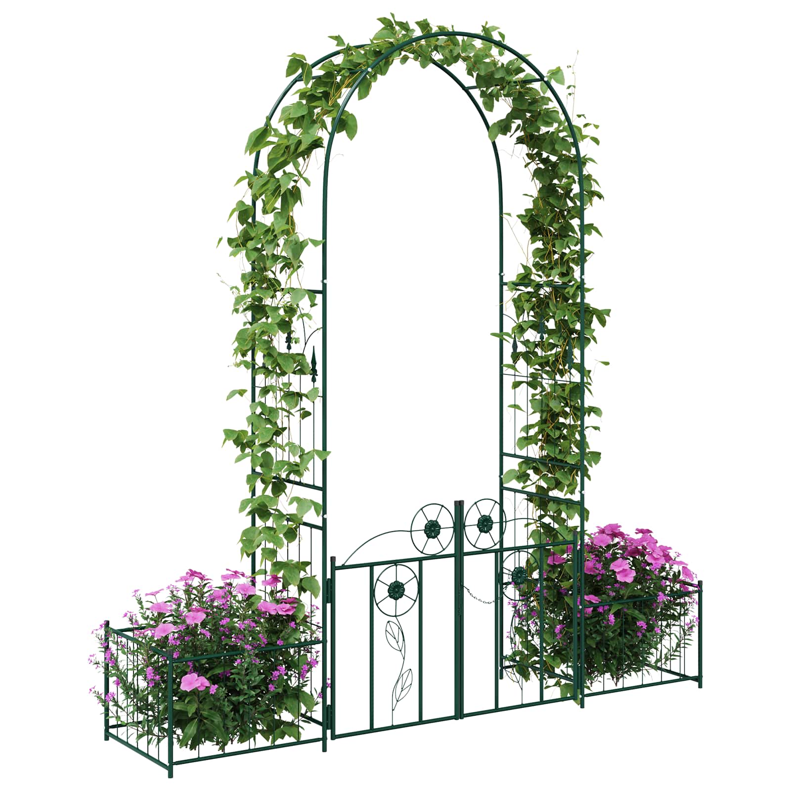 Arco da Giardino Verde 203 x 50 x 218 cm Acciaio
