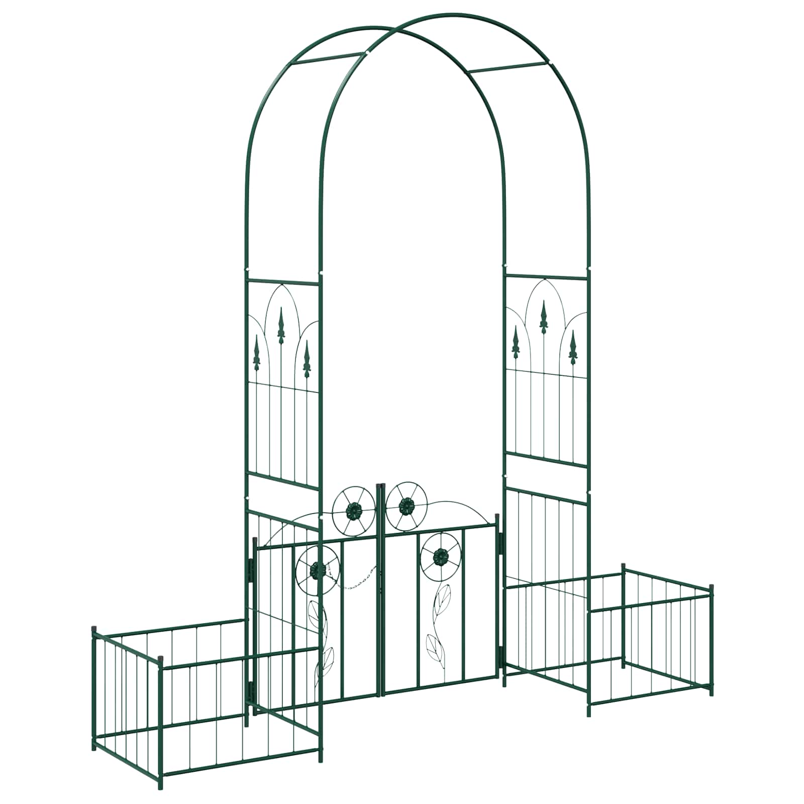Arco da Giardino Verde 203 x 50 x 218 cm Acciaio