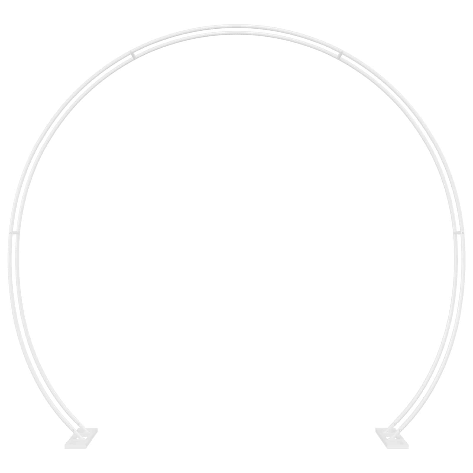 Arco Nuziale Bianco 223 x 45 x 201 cm Acciaio