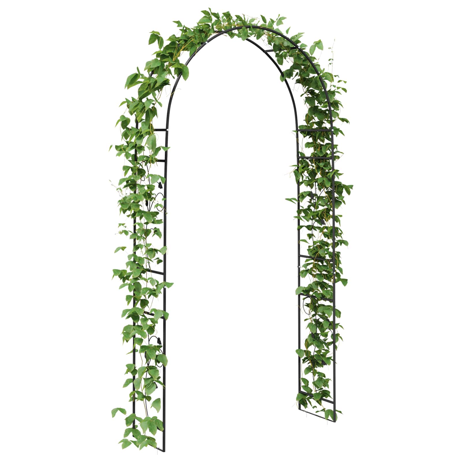 Arco da Giardino Nero 115 x 37 x 231 cm