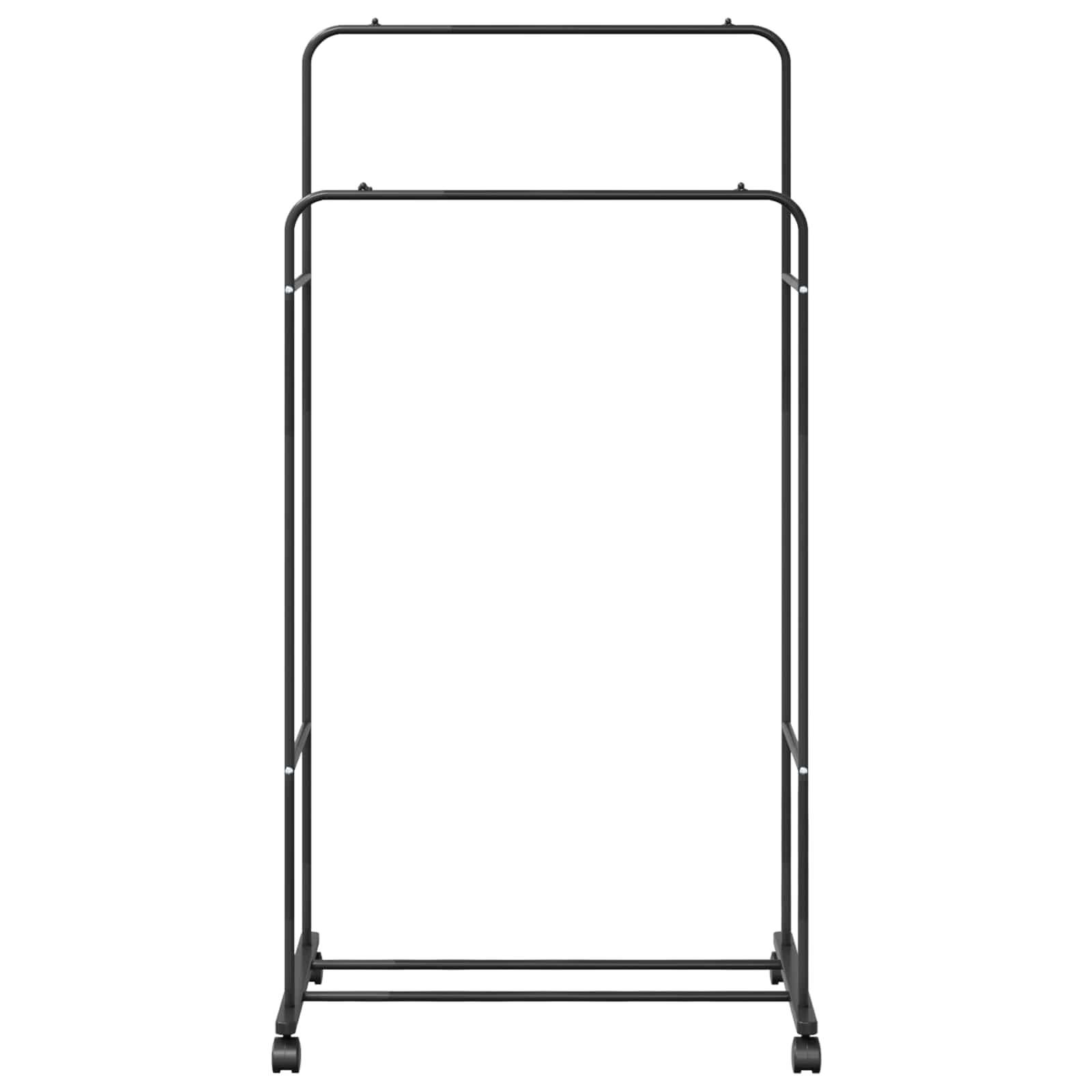 Stendibiancheria Nero 80 x 53 x 156 cm