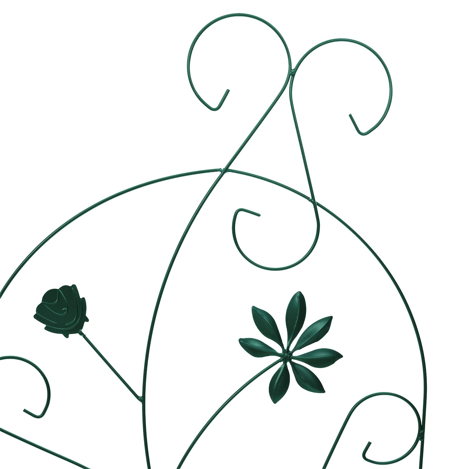 Recinzione per Giardino 3 pz Verde 112 x 39,5 cm Acciaio