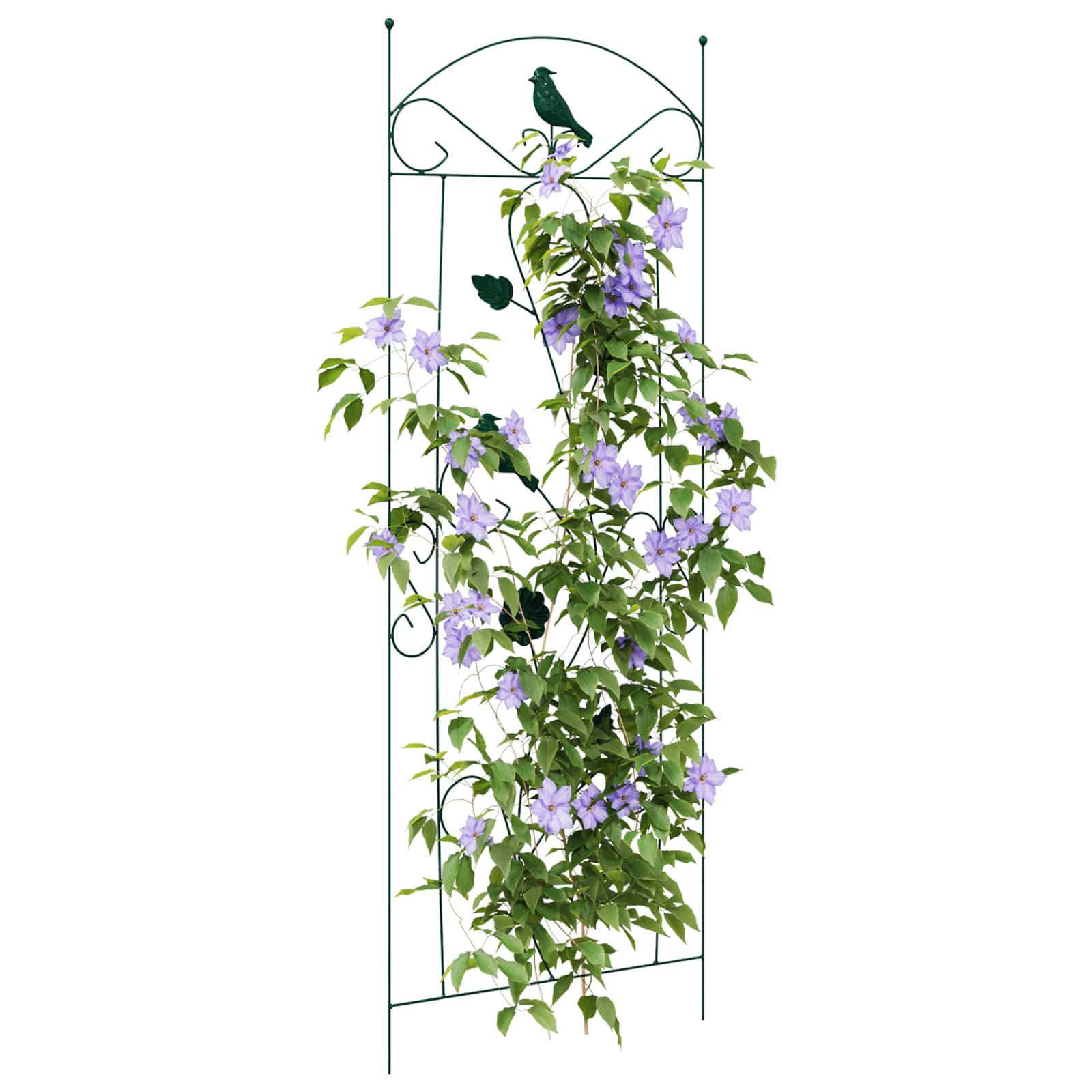 Recinzione per Giardino 3 pz Verde 110 x 40 cm Acciaio